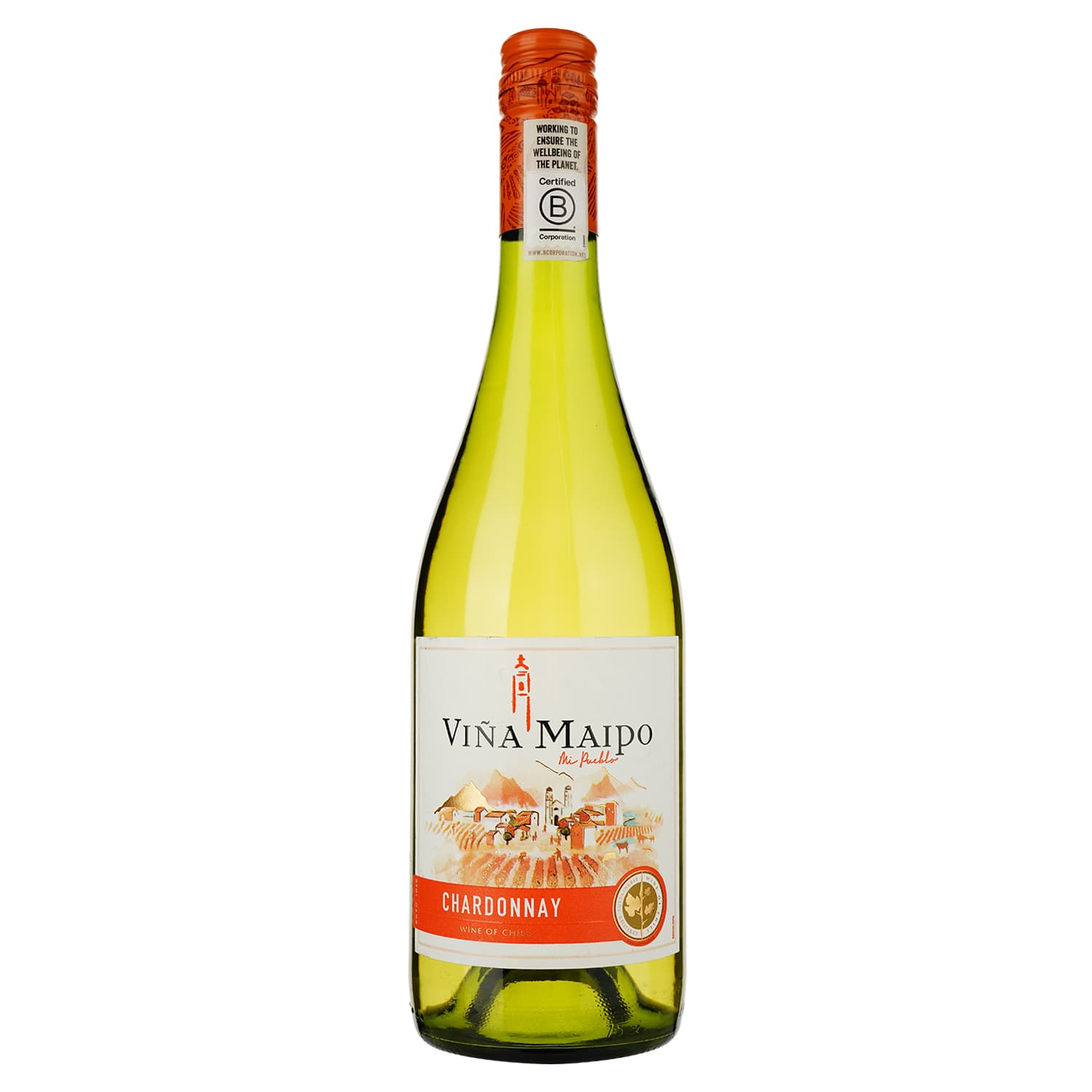 Вино Vina Maipo Mi Pueblo Chardonnay біле сухе 0.75 л - зображення 1
