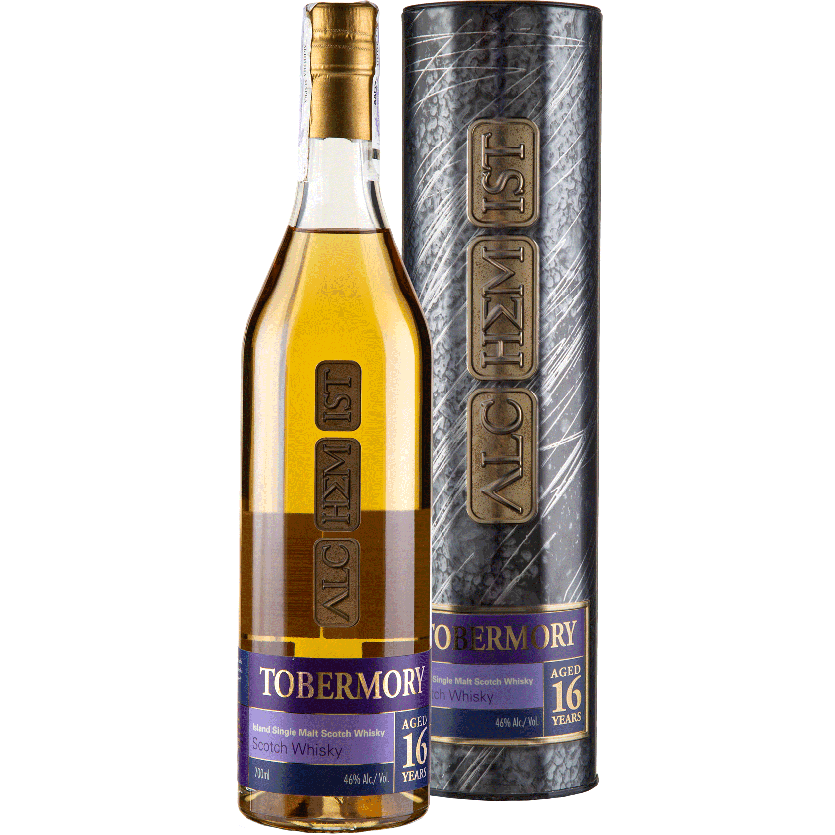 Віскі Alchemist Tobermory 16 yo Single Malt Scotch Whisky, в тубусі, 46%, 0,7 л - зображення 1