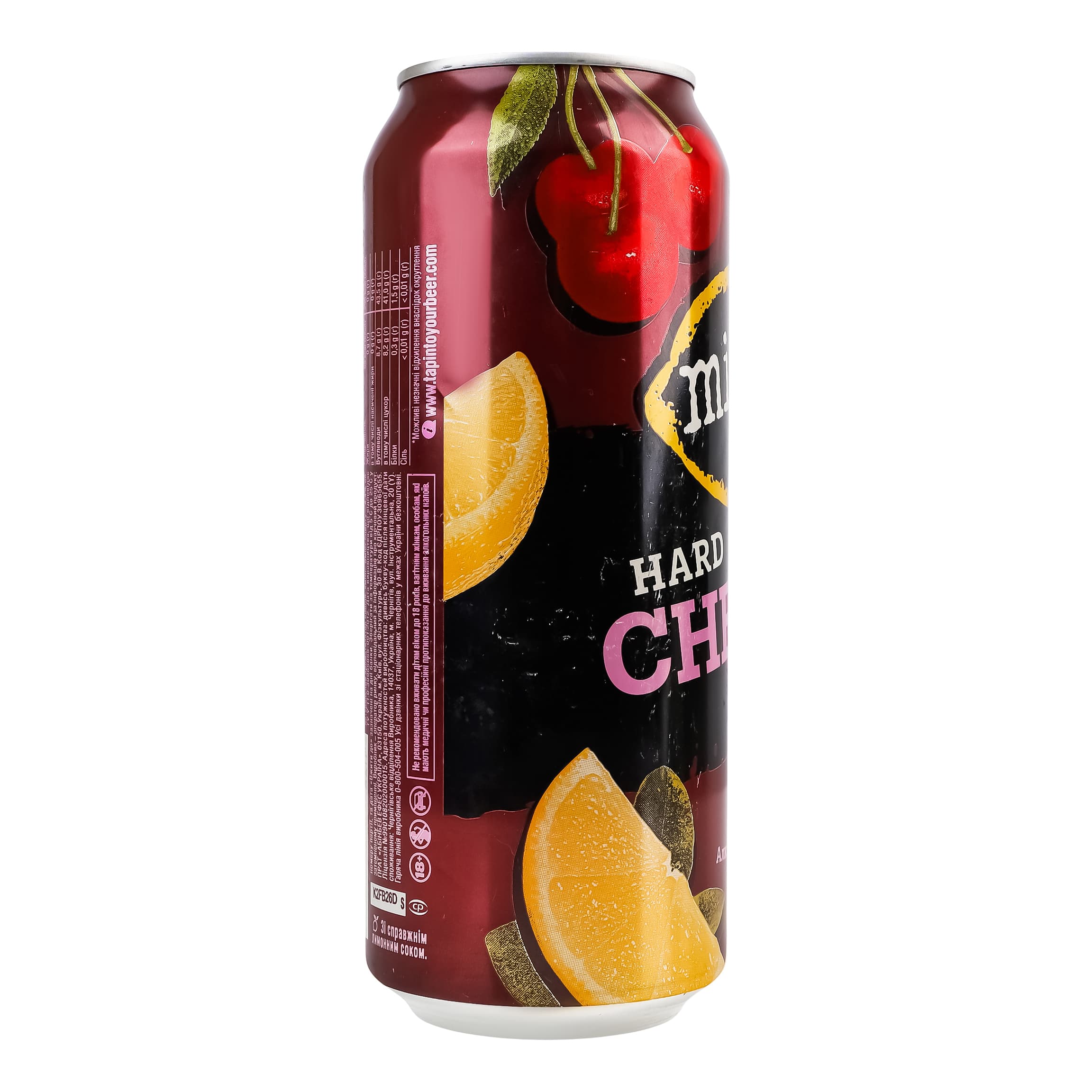 Пиво Mike's Hard Drink Cherry 4.4% 0.5 л з/б - зображення 2