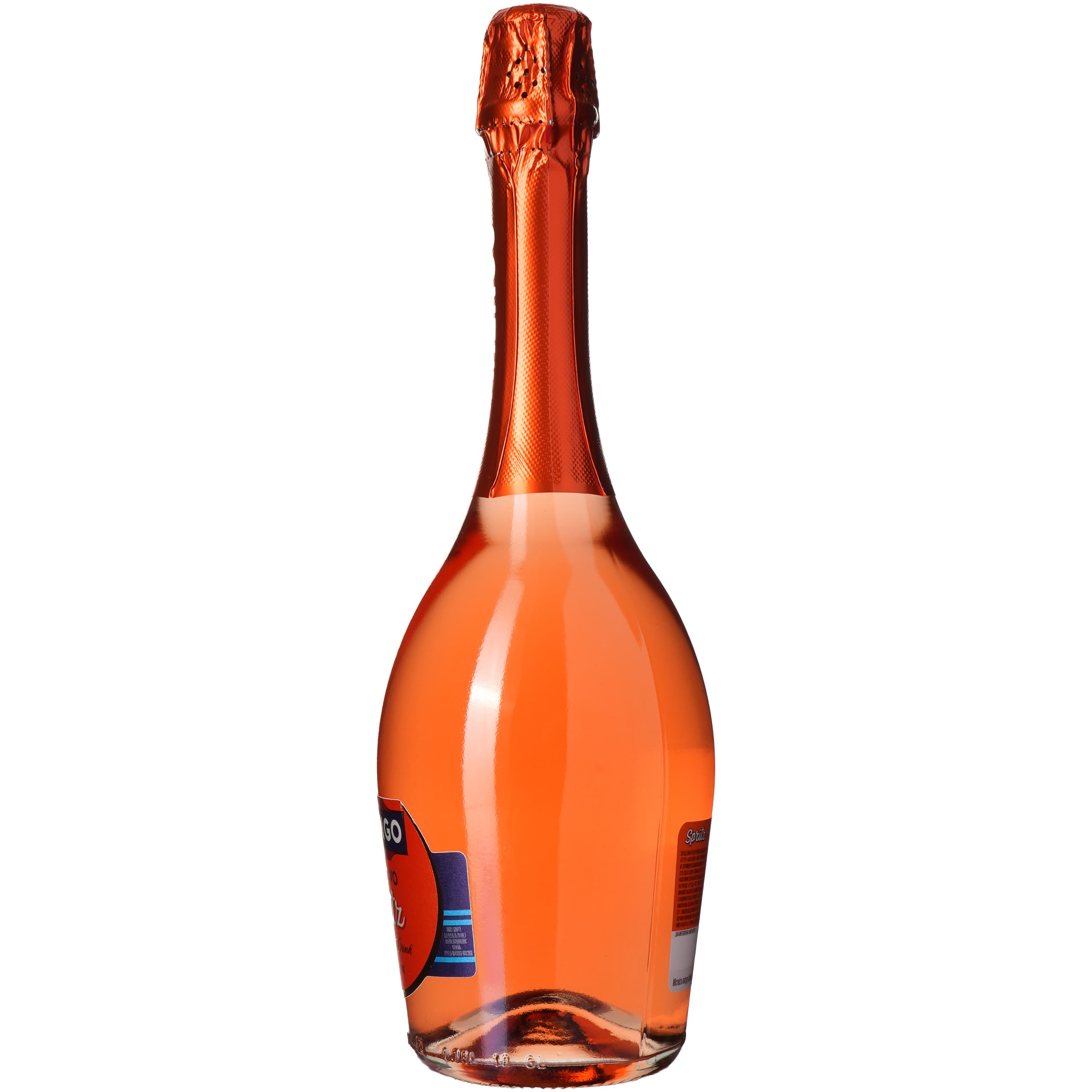 Напій винний слабоалкогольний Marengo Spritz ігристий рожевий солодкий 6-8% 0.75 л - зображення 3
