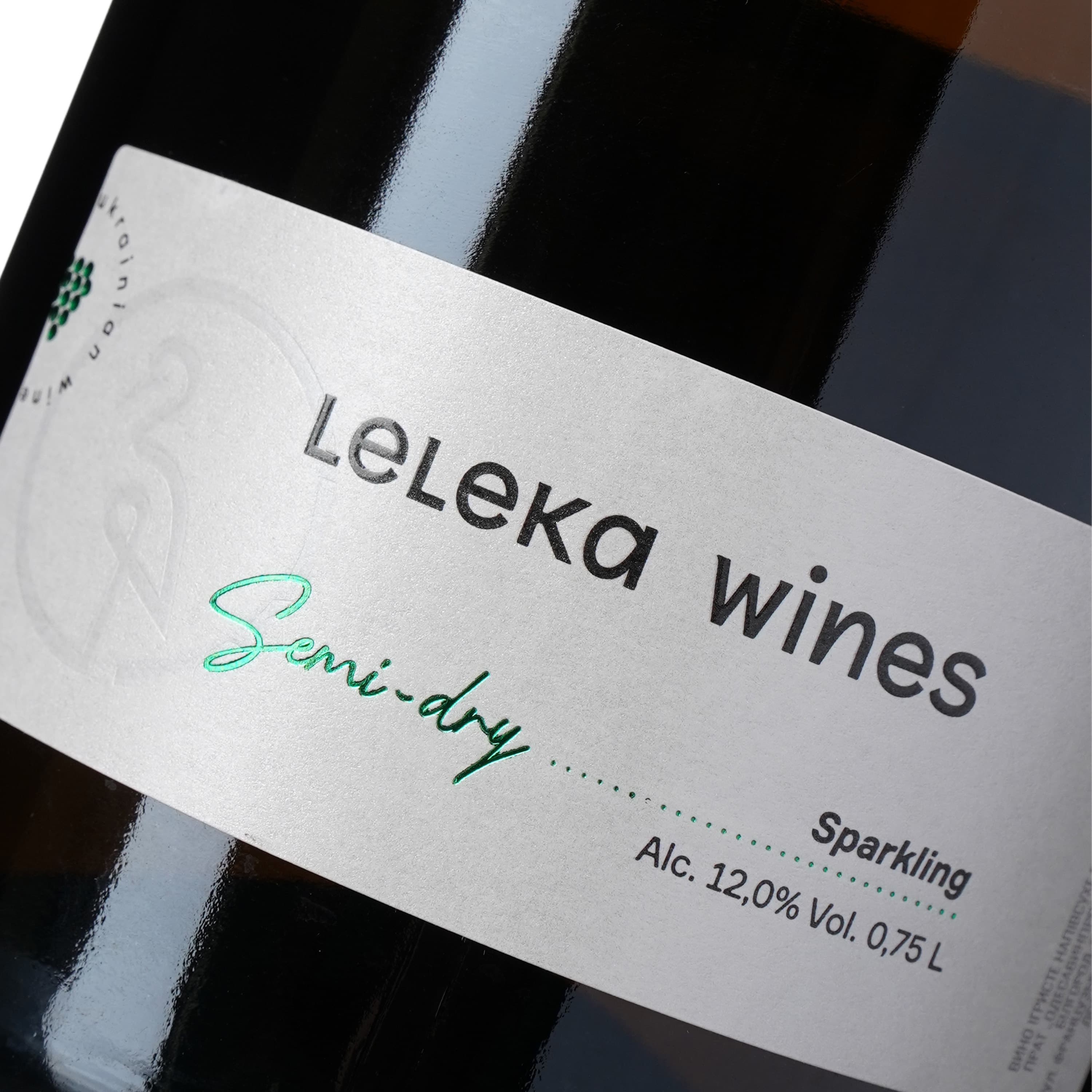 Вино ігристе Leleka Wines Semi-Dry біле напівсухе 0.75 л - зображення 6