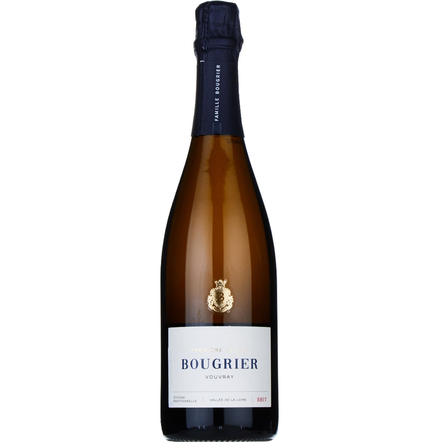 Вино ігристе Bougrier Vouvray Brut Premiere Idylle біле брют 0.75 л