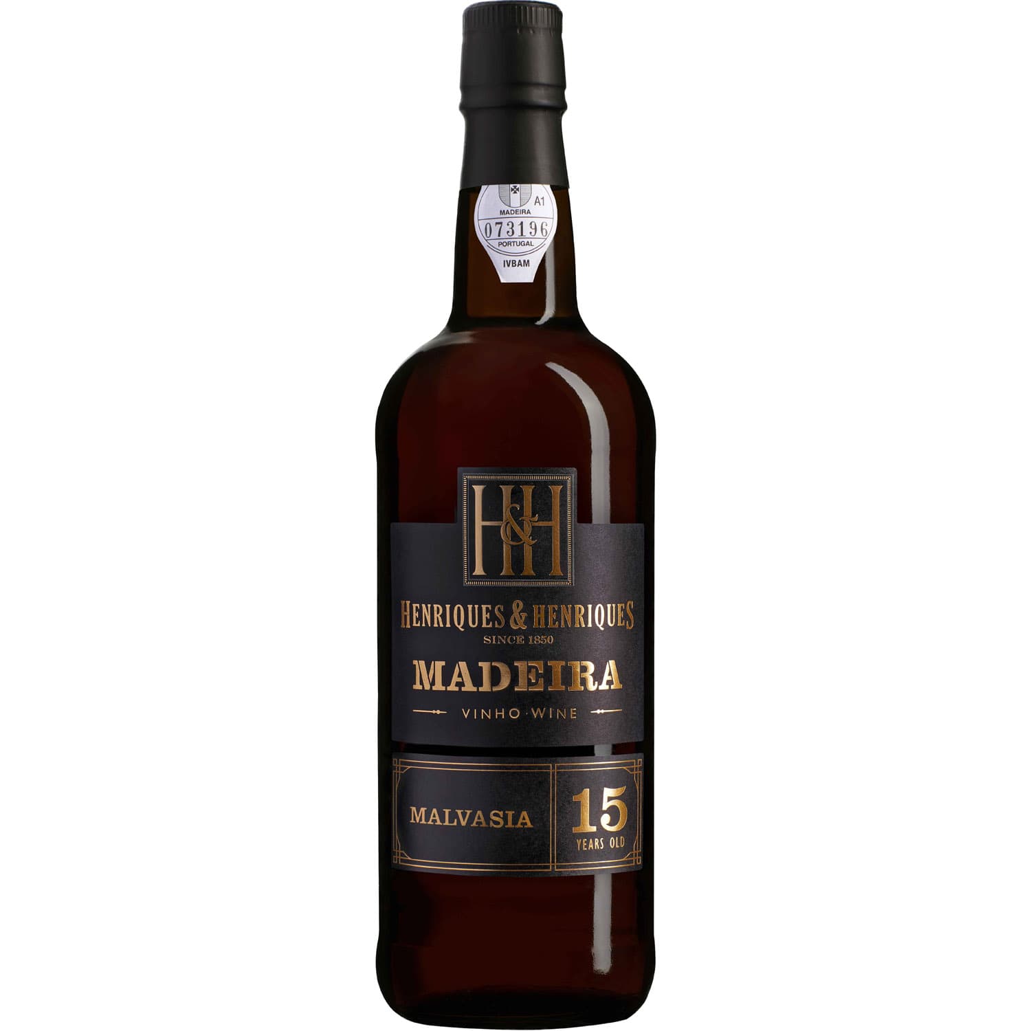 Вино Henriques&Henriques Madeira 15yo Malvasia, біле, солодке, 20%, 0,5 л