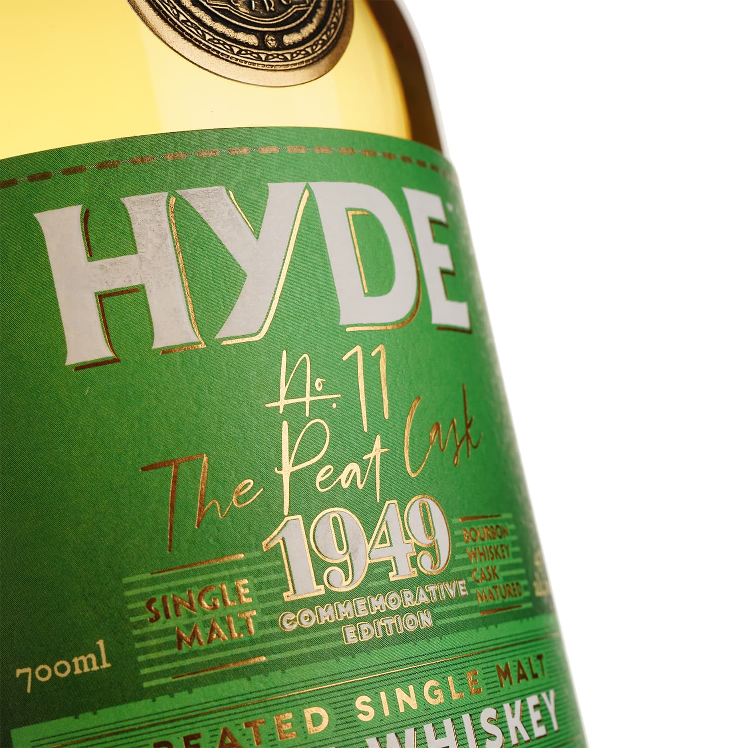 Віскі Hyde №11 Peated 1949 Single Malt Irish Whiskey 43% 0.7 л - зображення 6