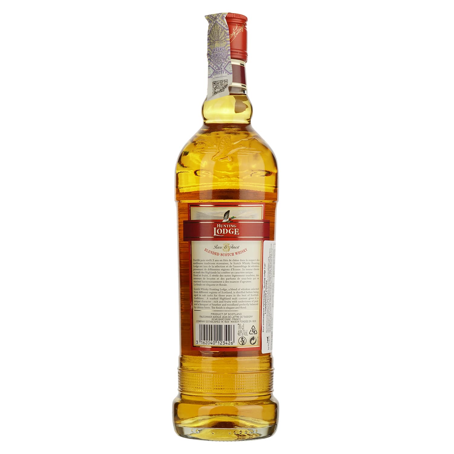 Віскі Fauconnier Hunting Lodge 3 yo 40% 0.7 л (8000013756615) - зображення 3