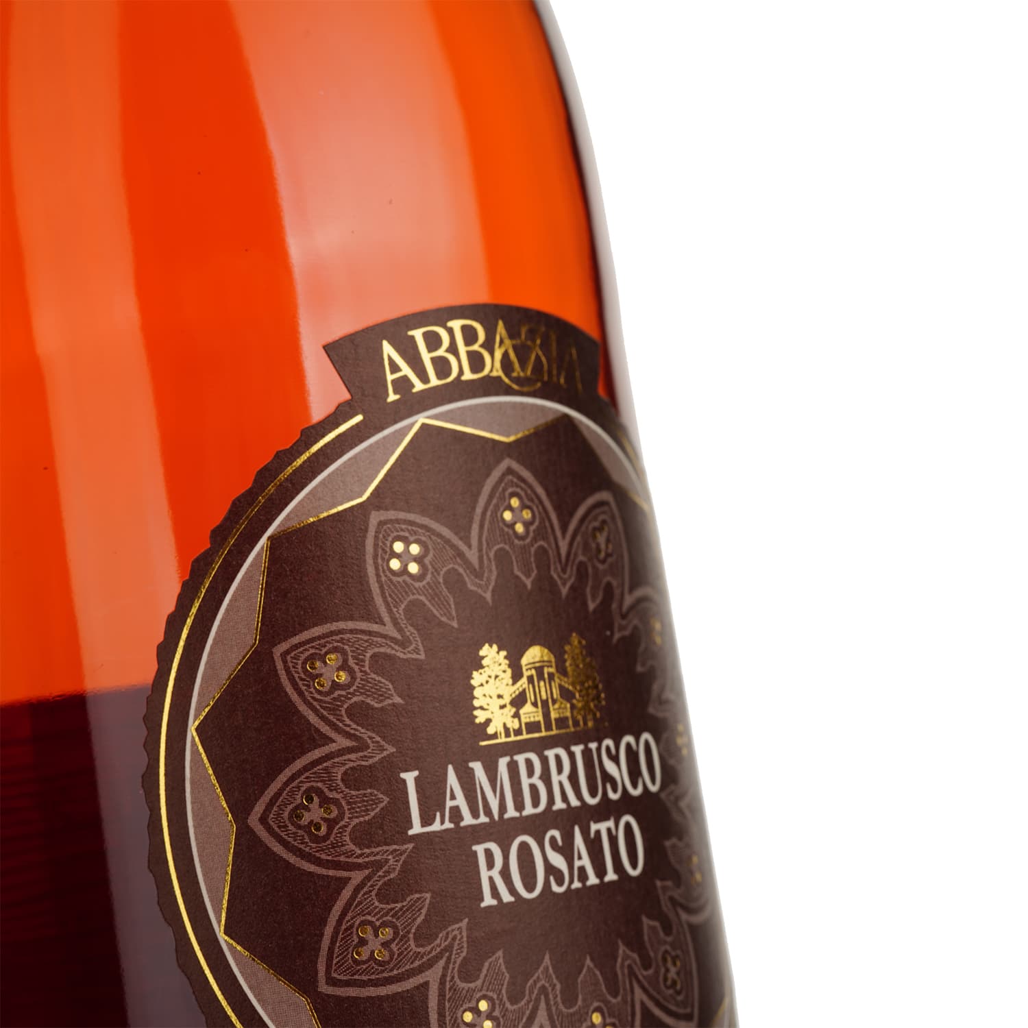 Ігристе вино Abbazia Lambrusco Rosato Emilia Fiorino d’Oro IGT, рожеве, напівсухе, 0.75 л - зображення 3