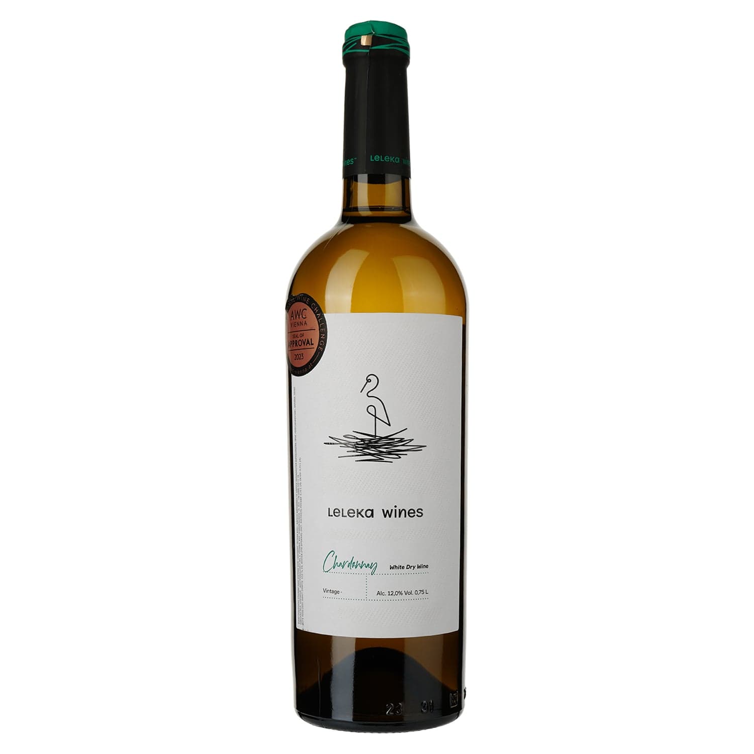 Вино Leleka Wines Шардоне, біле, сухе, 0,75 л, 13% (854159) - зображення 1