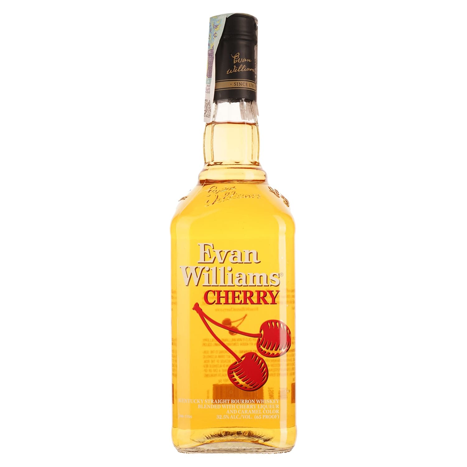 Лікер spirit drink Heaven Hill Distilleries Evan Williams Cherry 35% 0.75 л (8000013326038) - зображення 1