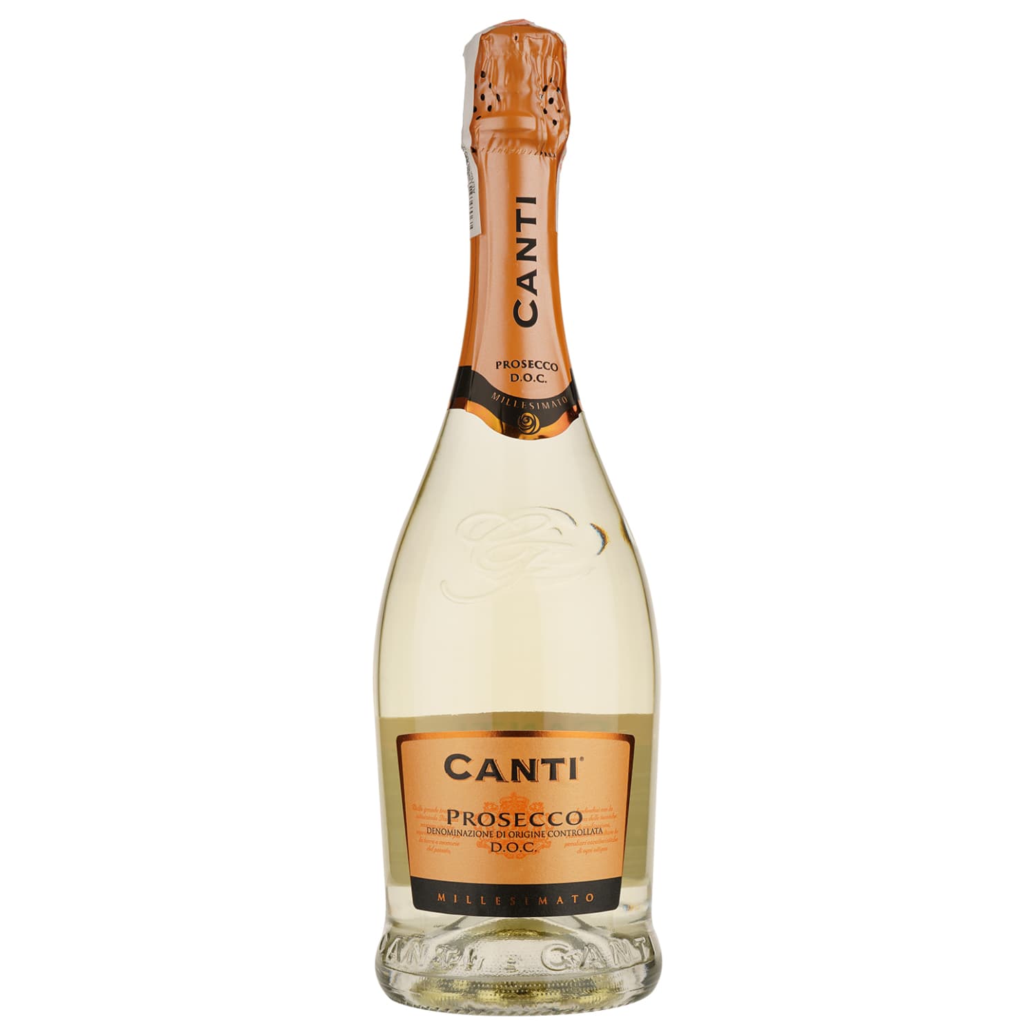 Вино ігристе Canti Prosecco Millesimato, біле, екстра-сухе, 11,5%, 0,75 л - зображення 1