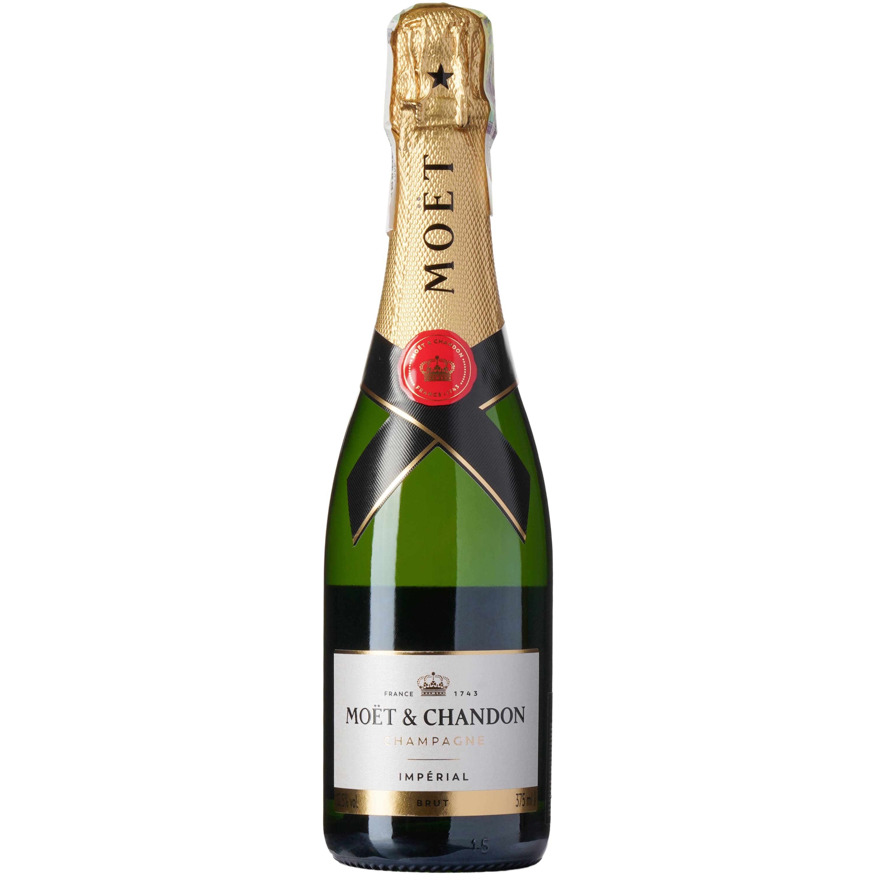 Шампанське Moet&Chandon Brut Imperial, біле, брют, AOP, 12%, 0,375 л (81155) - зображення 1