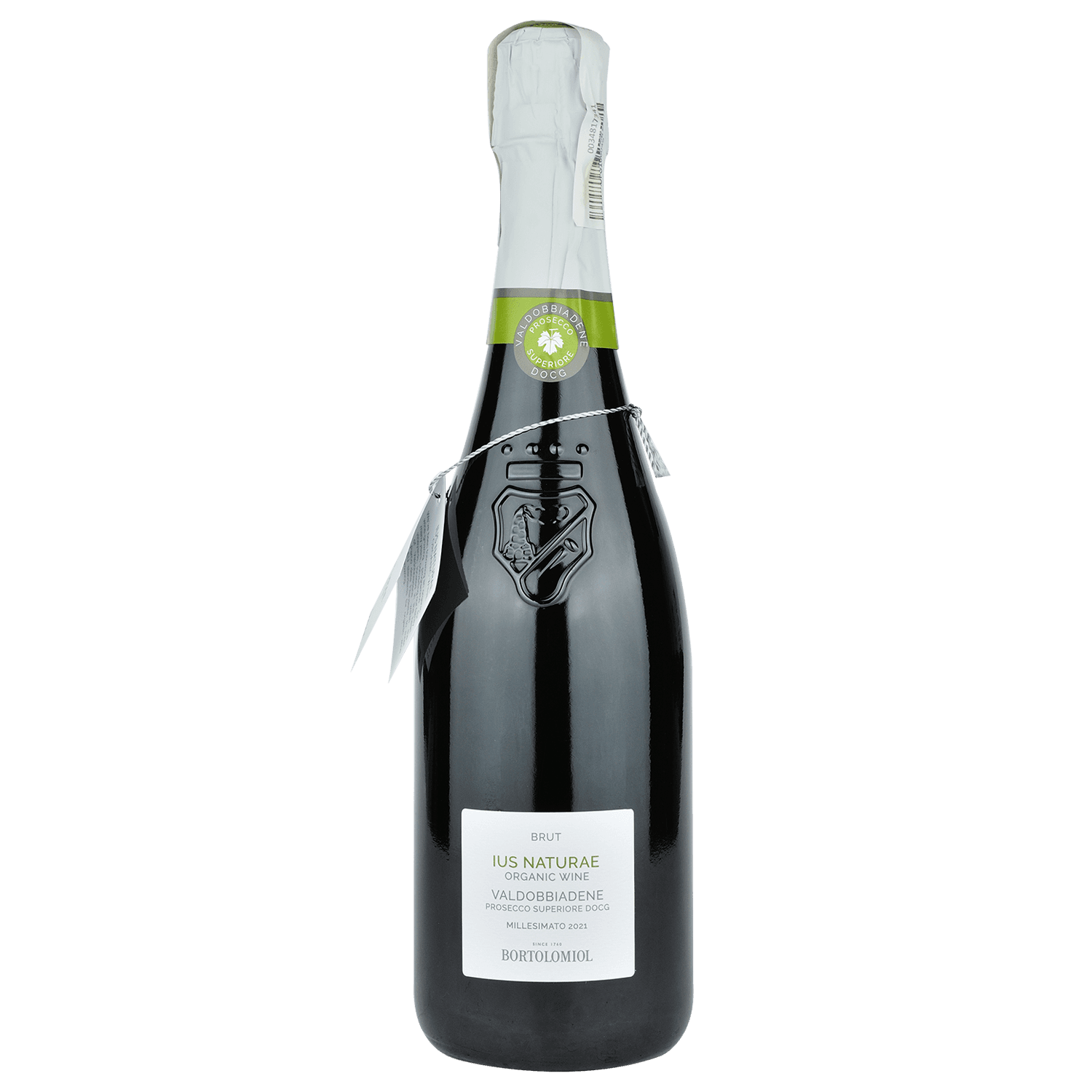 Ігристе вино Bortolomiol Ius Naturae Valdobbiadene, біле, брют, 0,75 л - зображення 1