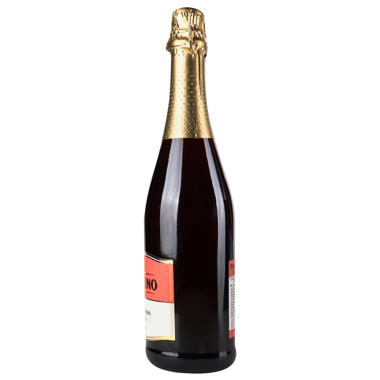 Винний напій слабоалкогольний газований Pregolino Fragola Rosso, червоний, напівсолодкий, 8,5%, 0,75 л - зображення 3