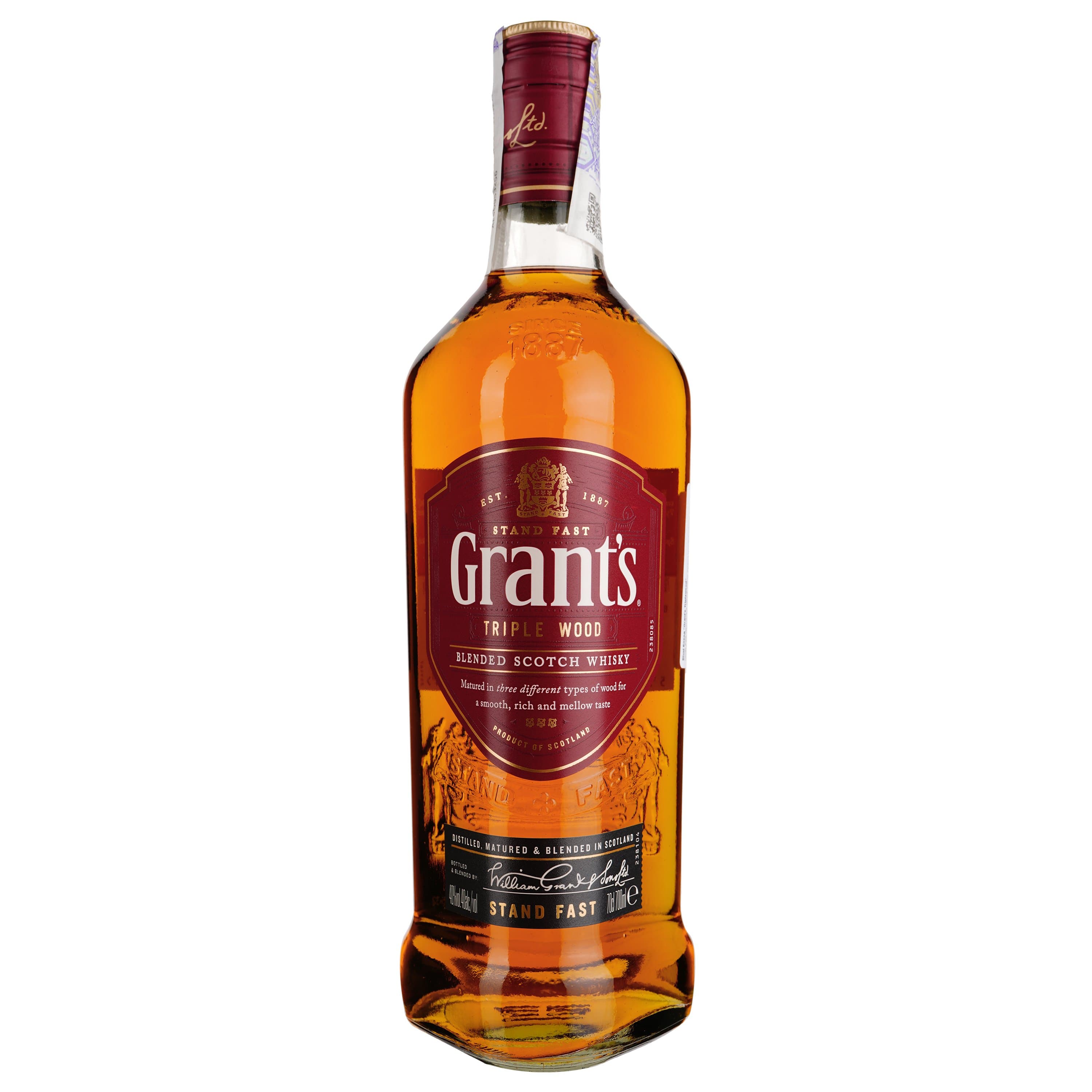 Віскі Grant's Triple Wood, 40%, 0,7 л (563955) - зображення 1