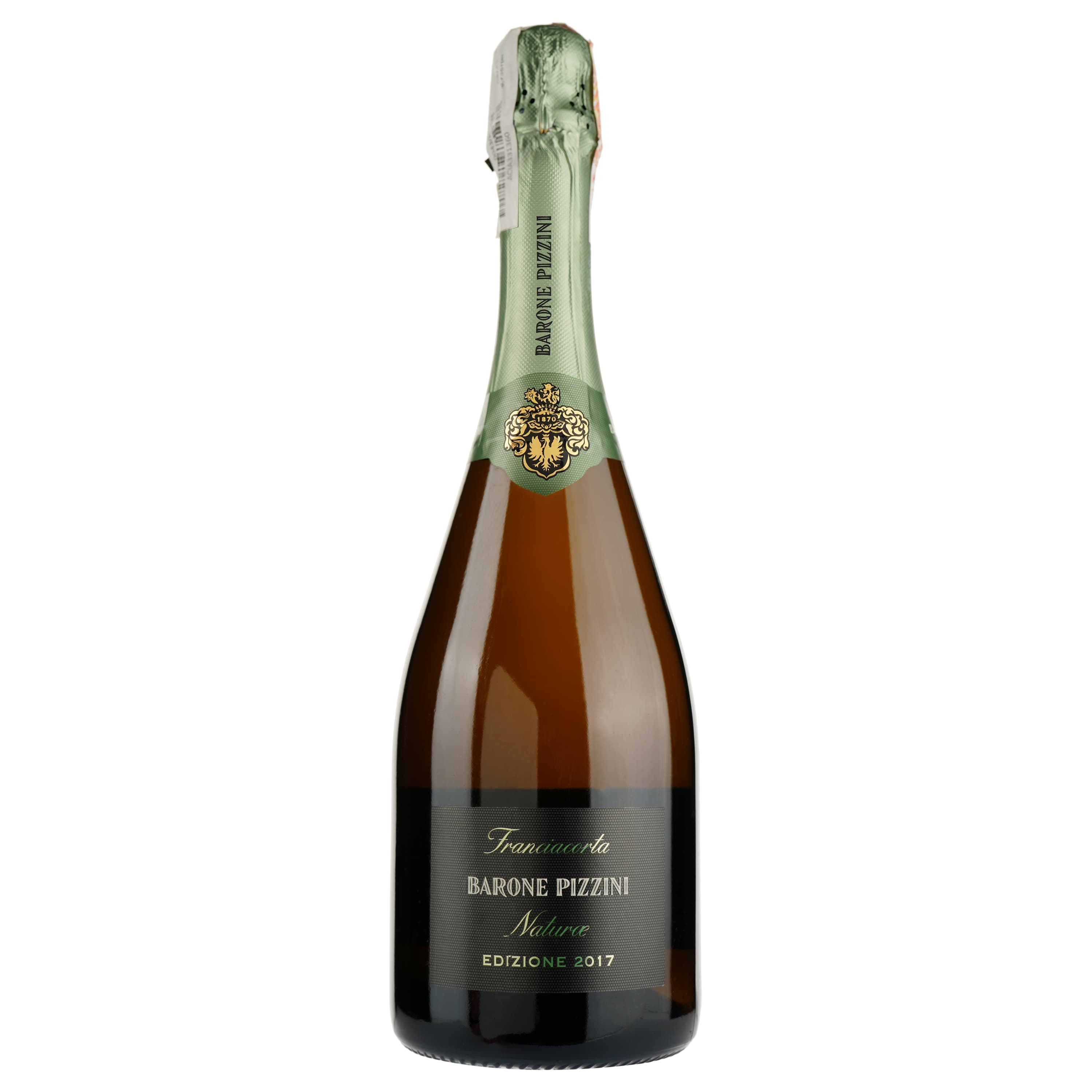 Ігристе вино Barone Pizzini Naturae Franciacorta DOCG Edizione 2017, біле, екстра брют, 0,75 л - зображення 1