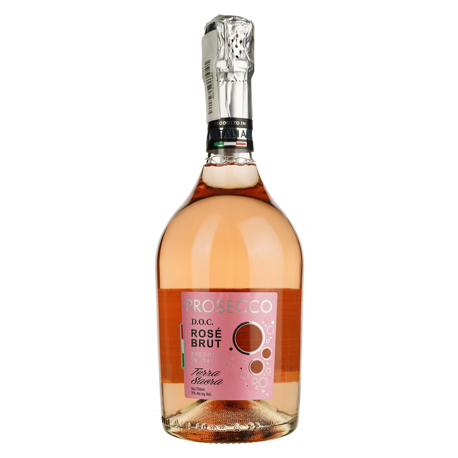 Вино ігристе Terra Sacra Prosecco Rose Brut DOC Serena рожеве сухе 0.75 л - зображення 2