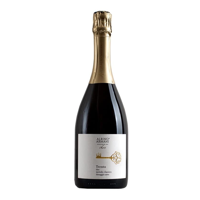 Ігристе вино Albino Armani Spumante Metodo Classico Trento Cle DOC brut zero, біле, брют, 12%, 0,75 л