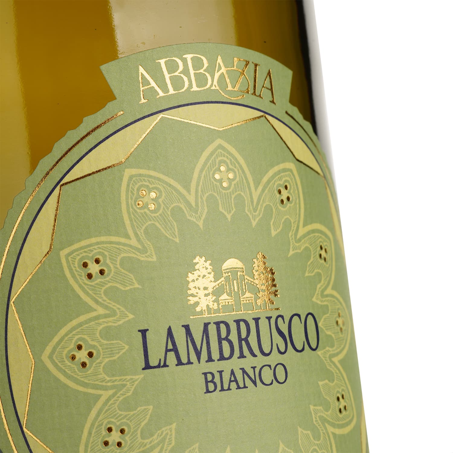 Ігристе вино Abbazia Lambrusco Bianco Emilia Fiorino d’Oro IGT, біле, напівсухе, 0.75 л - зображення 3