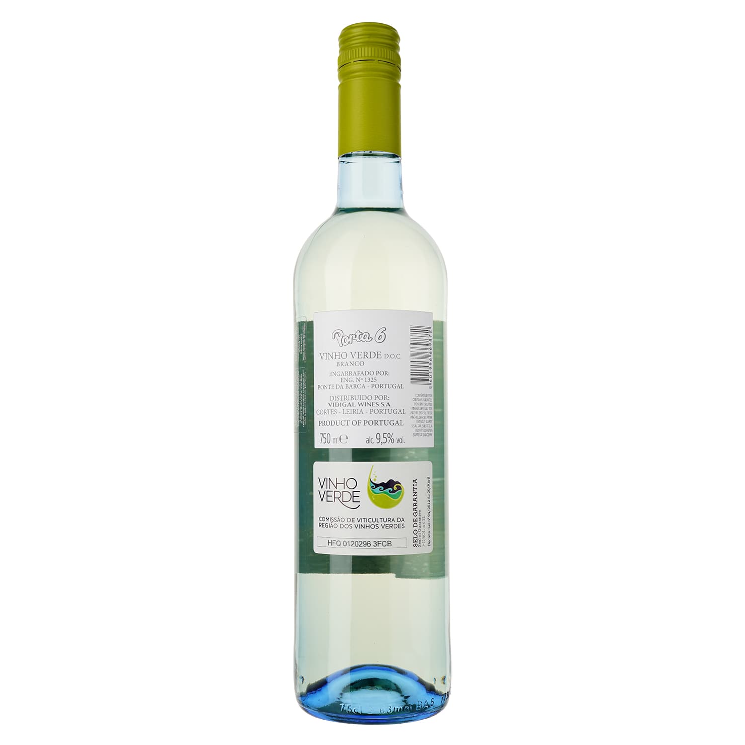 Вино Vidigal Wines Porta 6 Vinho Verde, бiле, сухе, 9,5%, 0,75 л (790906) - зображення 2