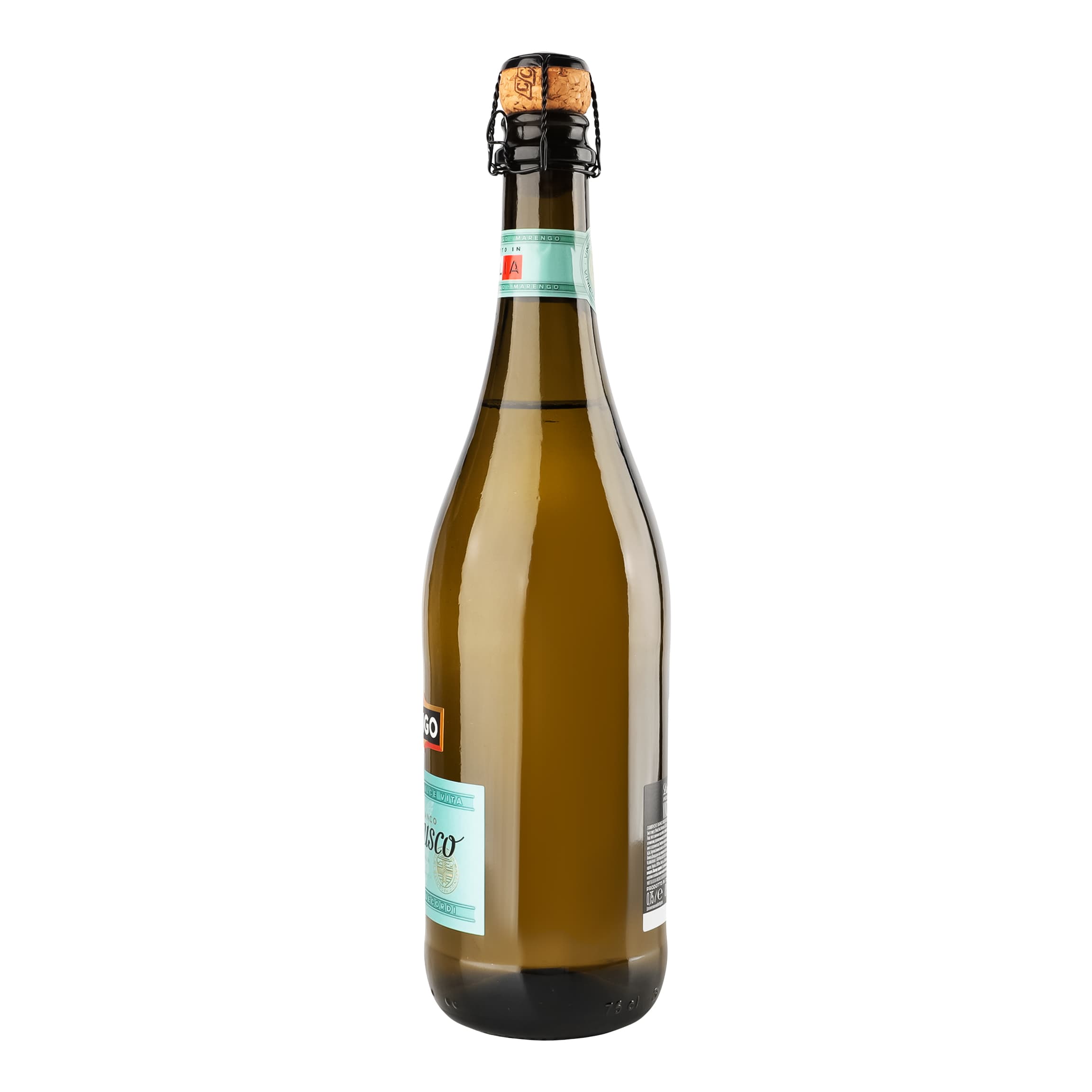 Вино ігристе Marengo Lambrusco Bianco біле напівсолодке 8% 0.75 л - зображення 4