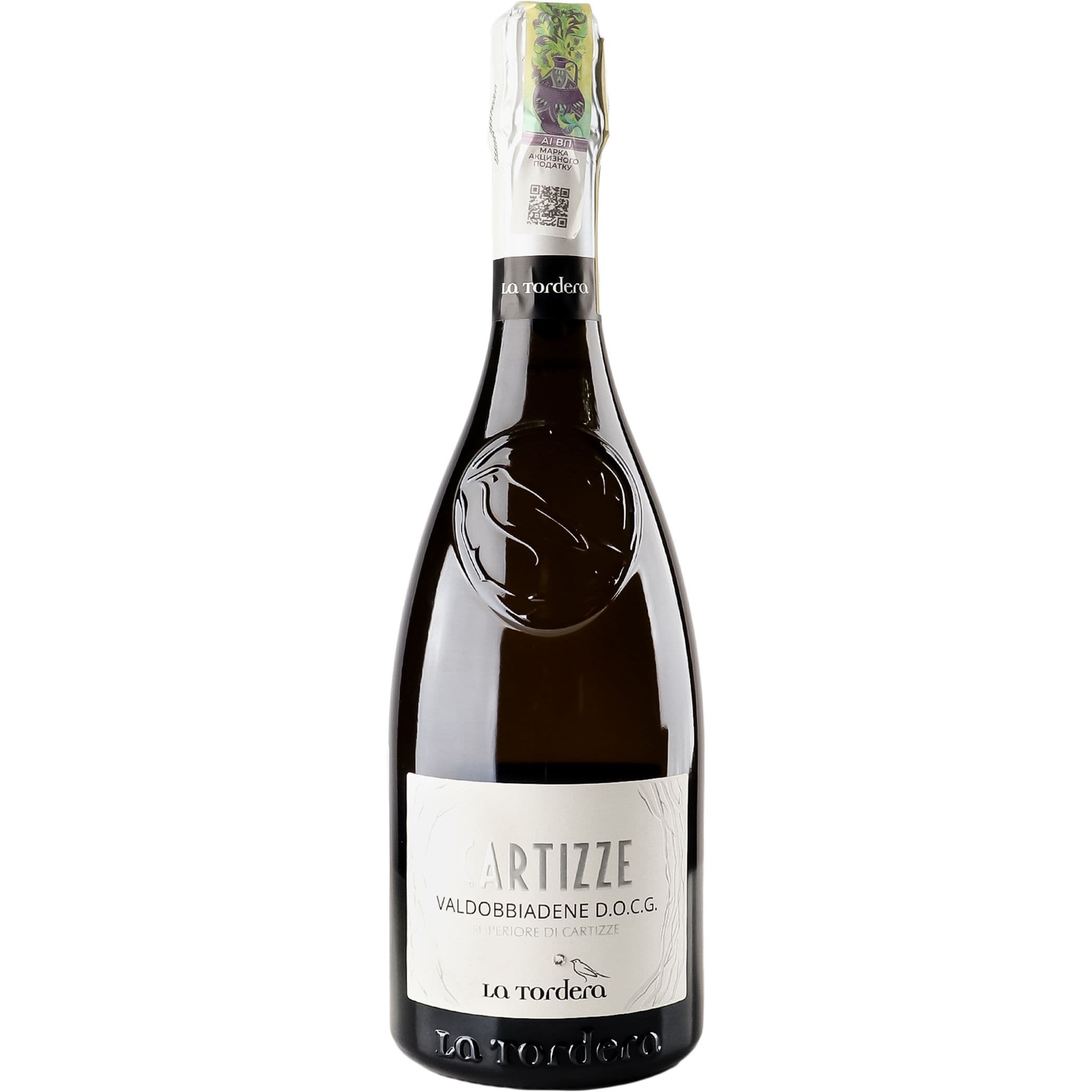 Ігристе вино La Tordera Prosecco Superiore Di Cartizze DOCG Cartizze Spumante Dry біле сухе 11.5% 0.75 л (1057) - зображення 1