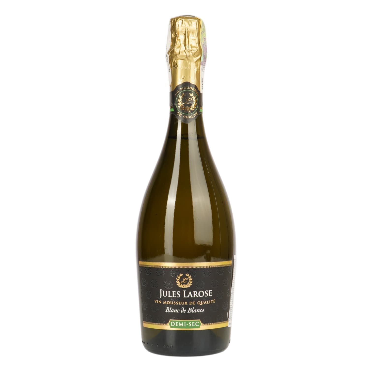 Вино ігристе Jules Larose Blanc de Blancs Demi Sec, біле, напівсухе, 12%, 0,75 л (687240) - зображення 1