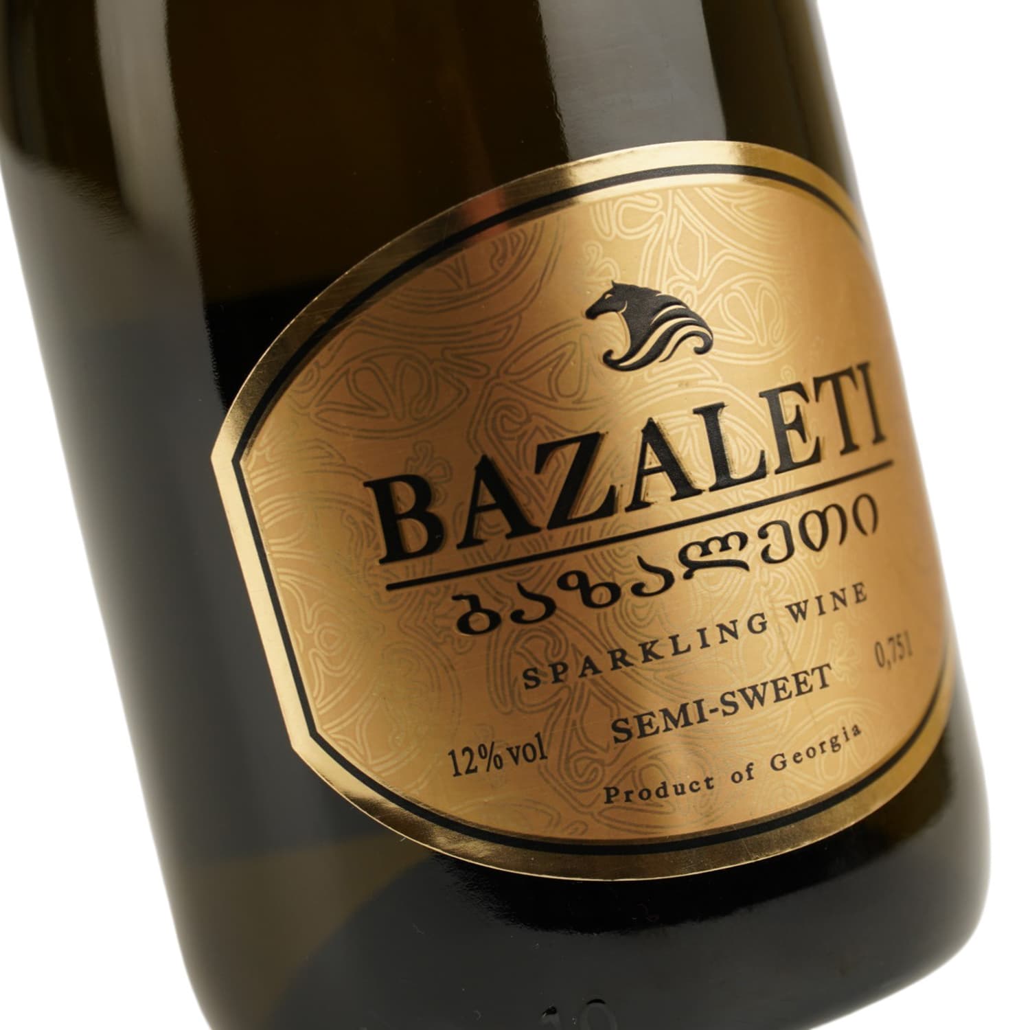 Вино ігристе Bazaleti Semi-Sweet, біле, напівсолодке, 12%, 0,75 л - зображення 5