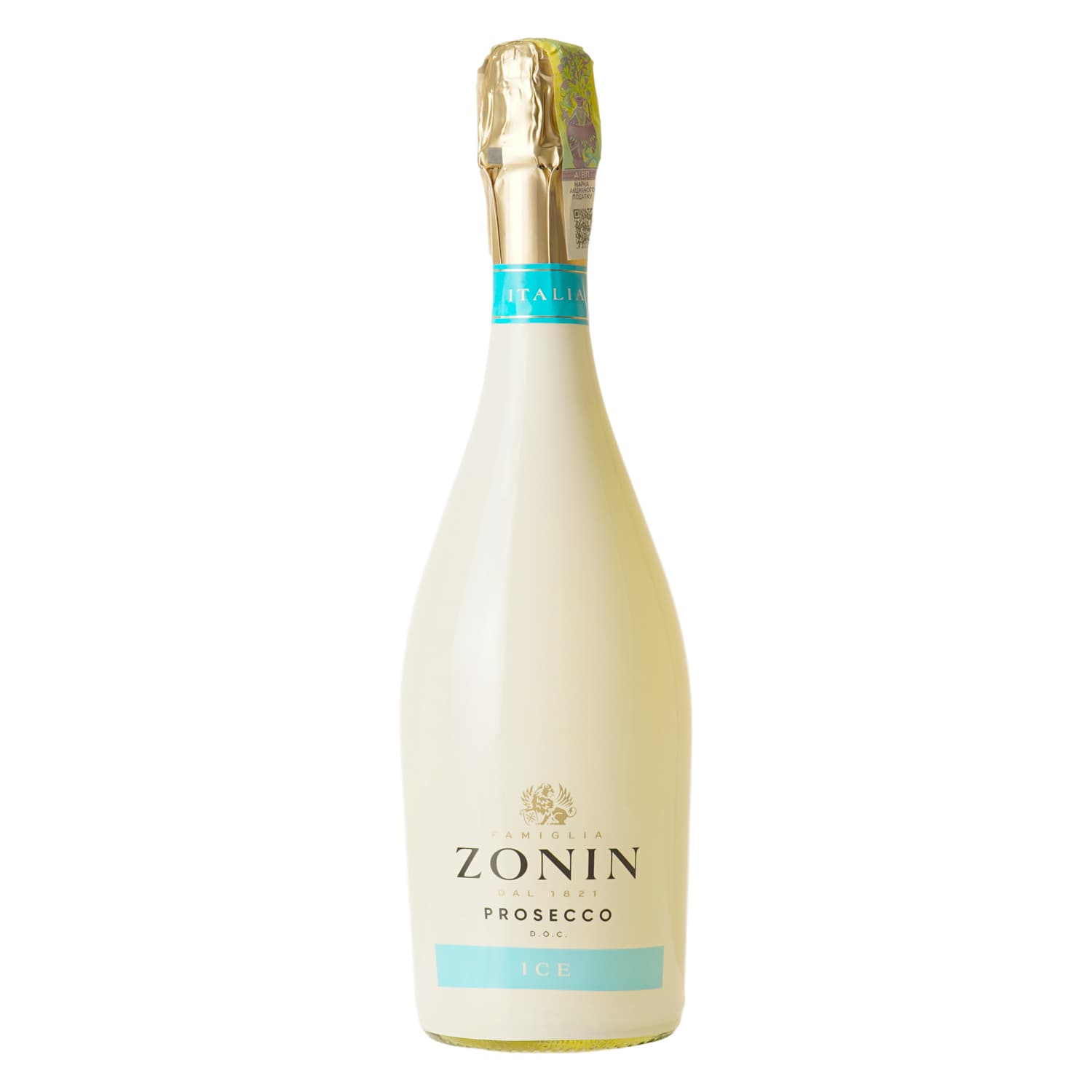 Вино ігристе Zonin Prosecco Spumante Ice Demi Sec біле напівсухе 11% 0.75 л - зображення 1