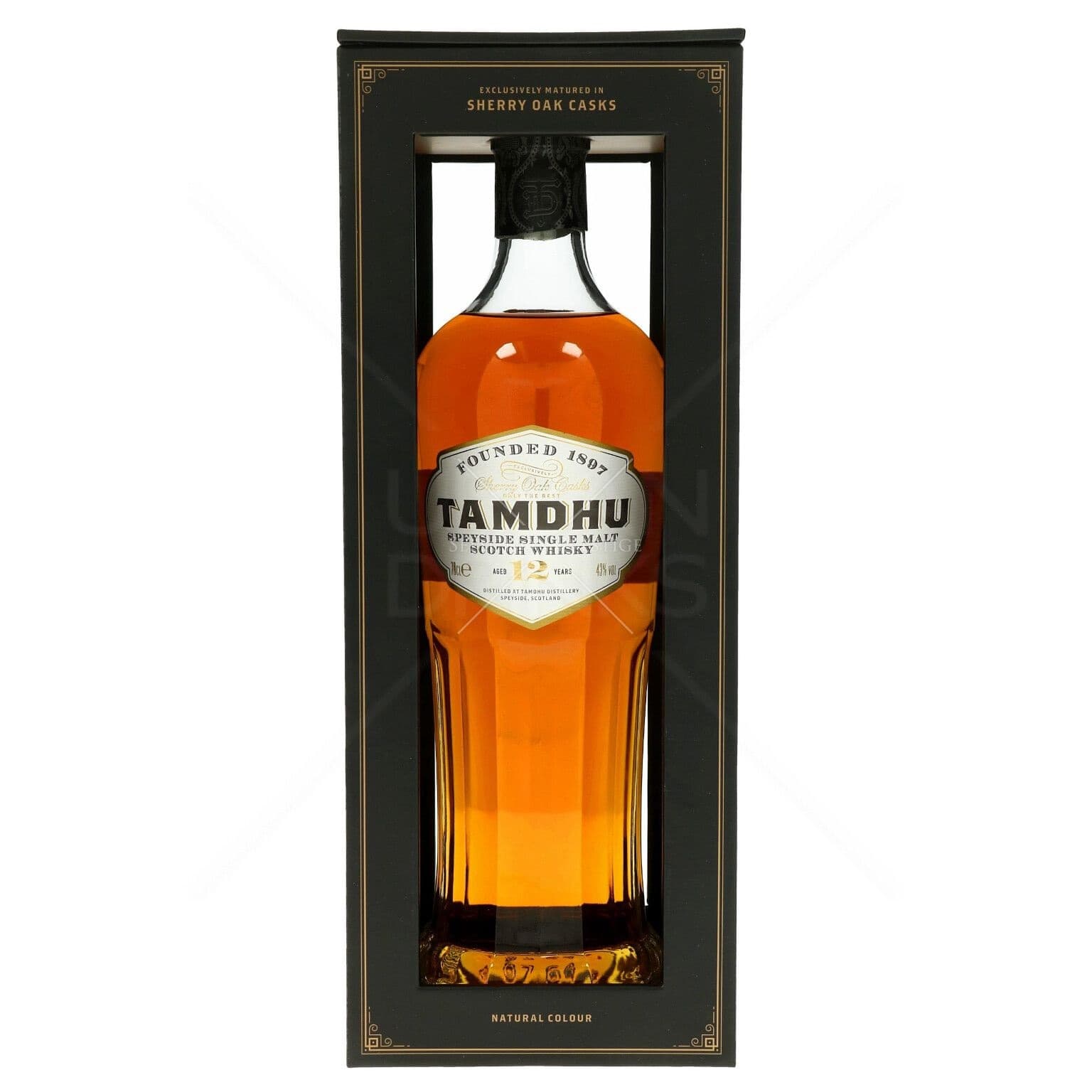 Віскі Tamdhu Single Malt Scotch Whisky 12 років, в подарічній упаковці, 43%, 0,7 л - зображення 1