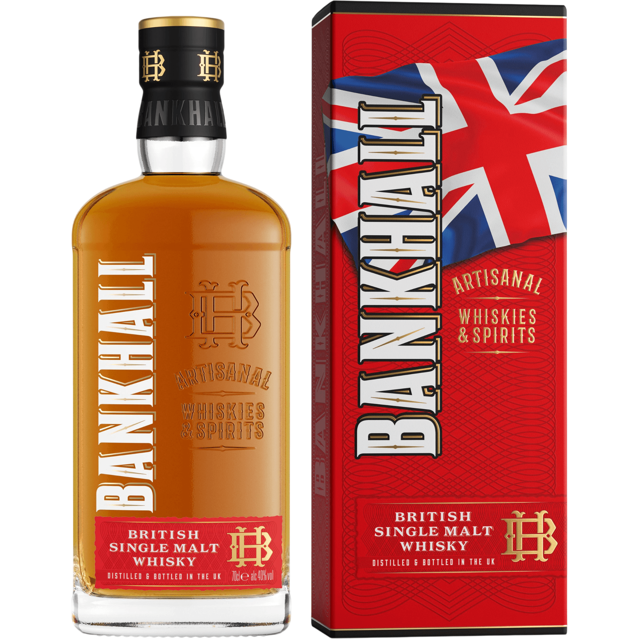 Віскі Bankhall Single Malt English Whisky 40% 0.7 л в подарунковій упаковці - зображення 1