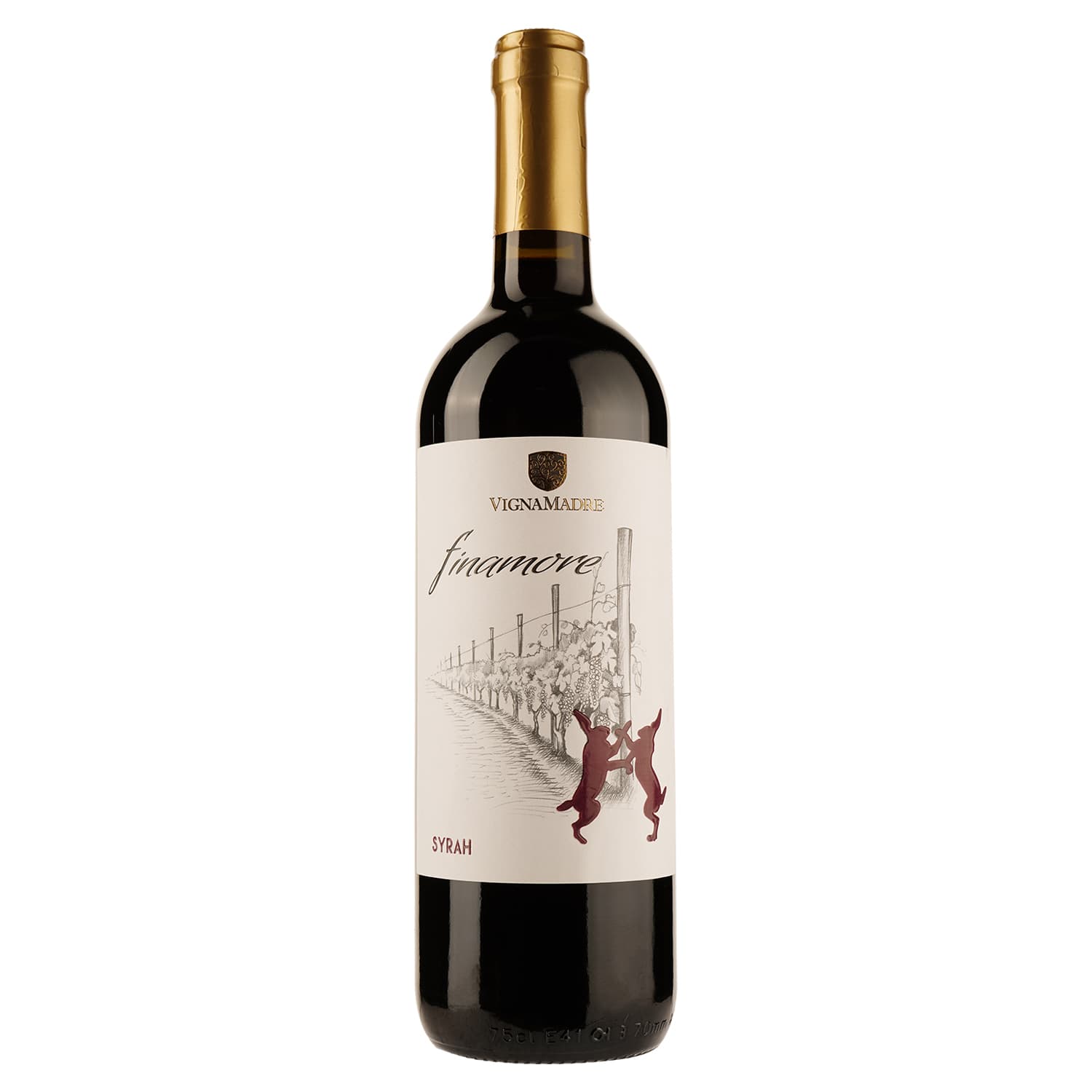 Вино Vigna Madre Finamore Syrah Varietale IGT, червоне, сухе, 0,75 л - зображення 1