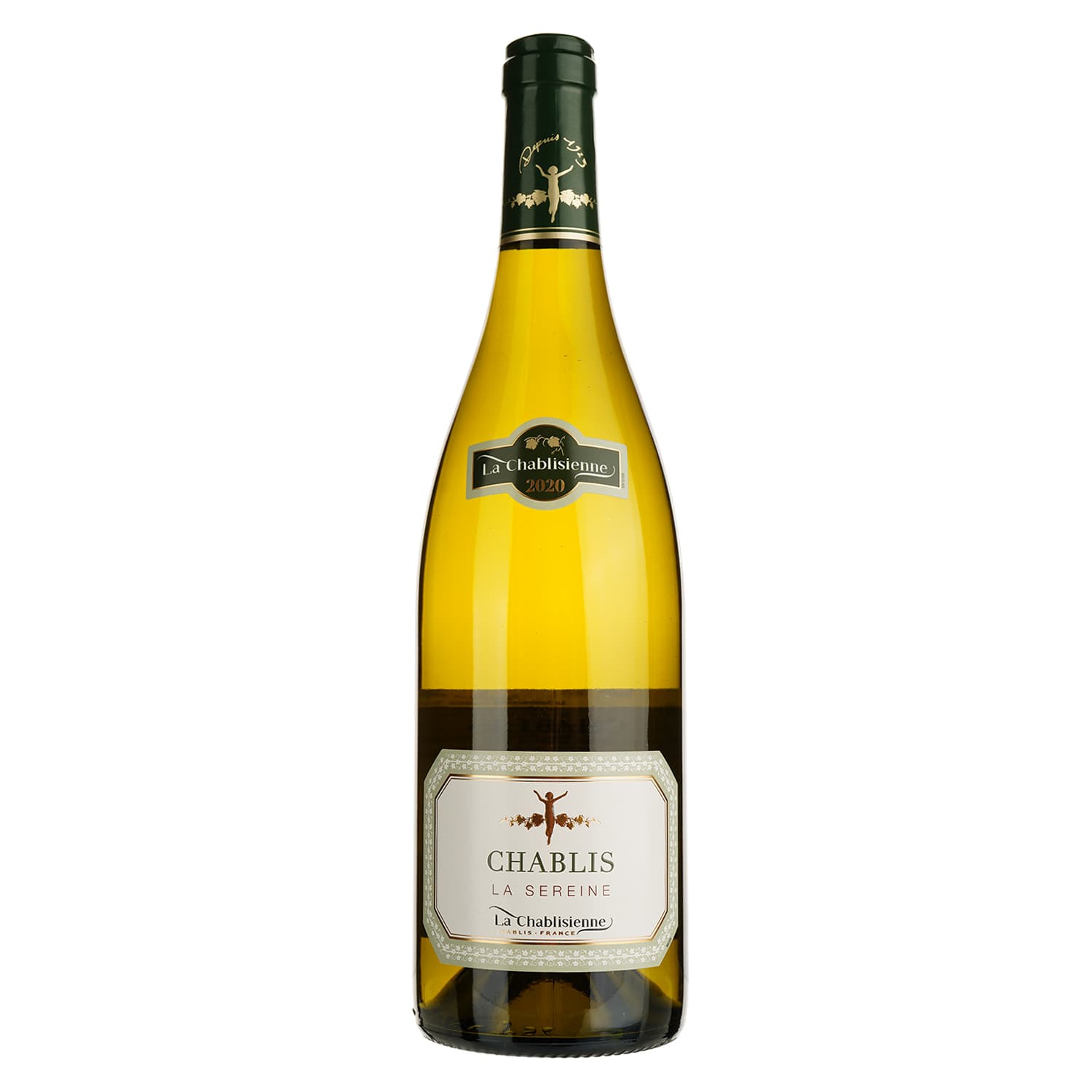 Вино La Chablisienne Chablis La Sereine, біле, сухе, 12,5%, 0,75 л - зображення 1