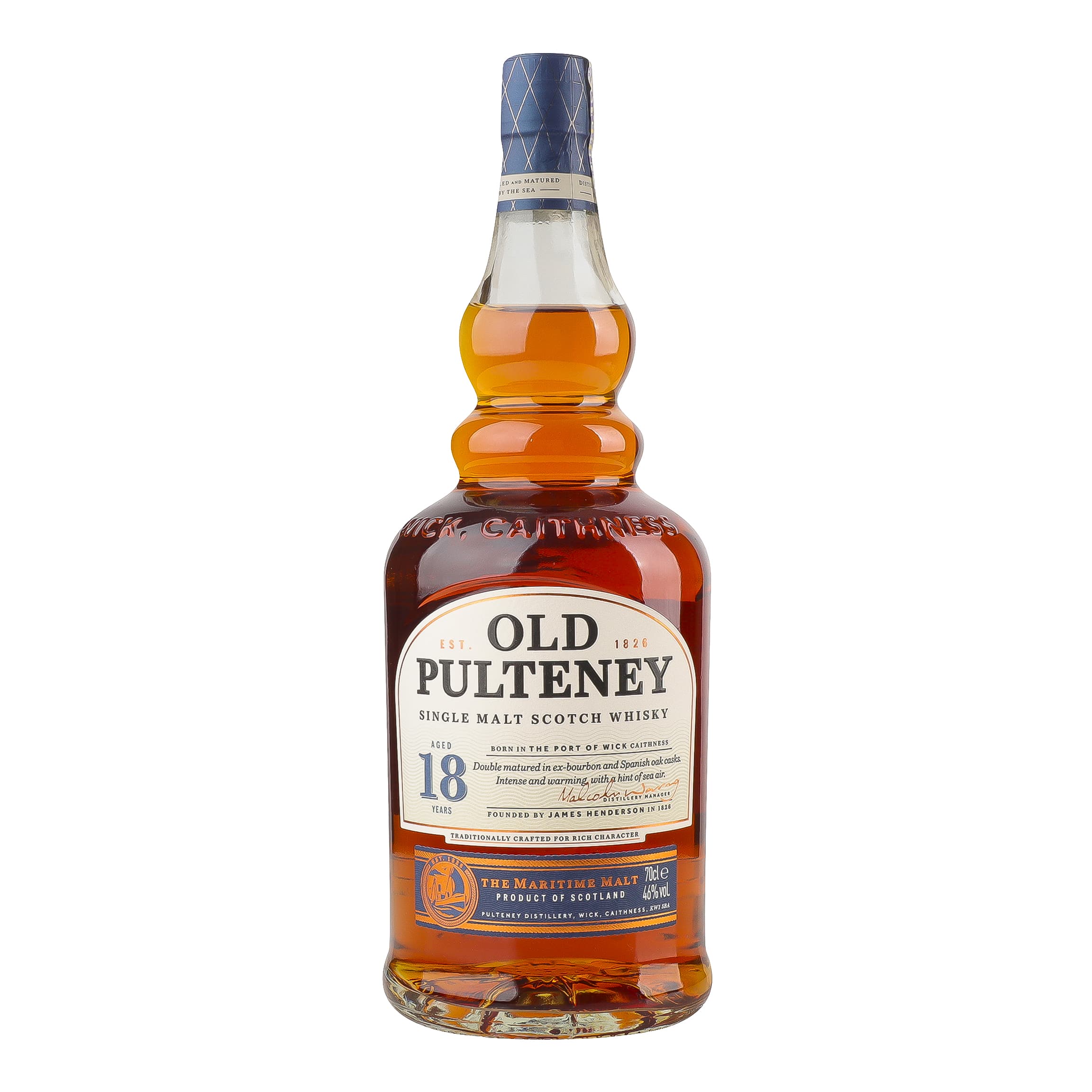 Віскі Old Pulteney 18 yo 46% 0.7 л у подарунковій коробці - зображення 2