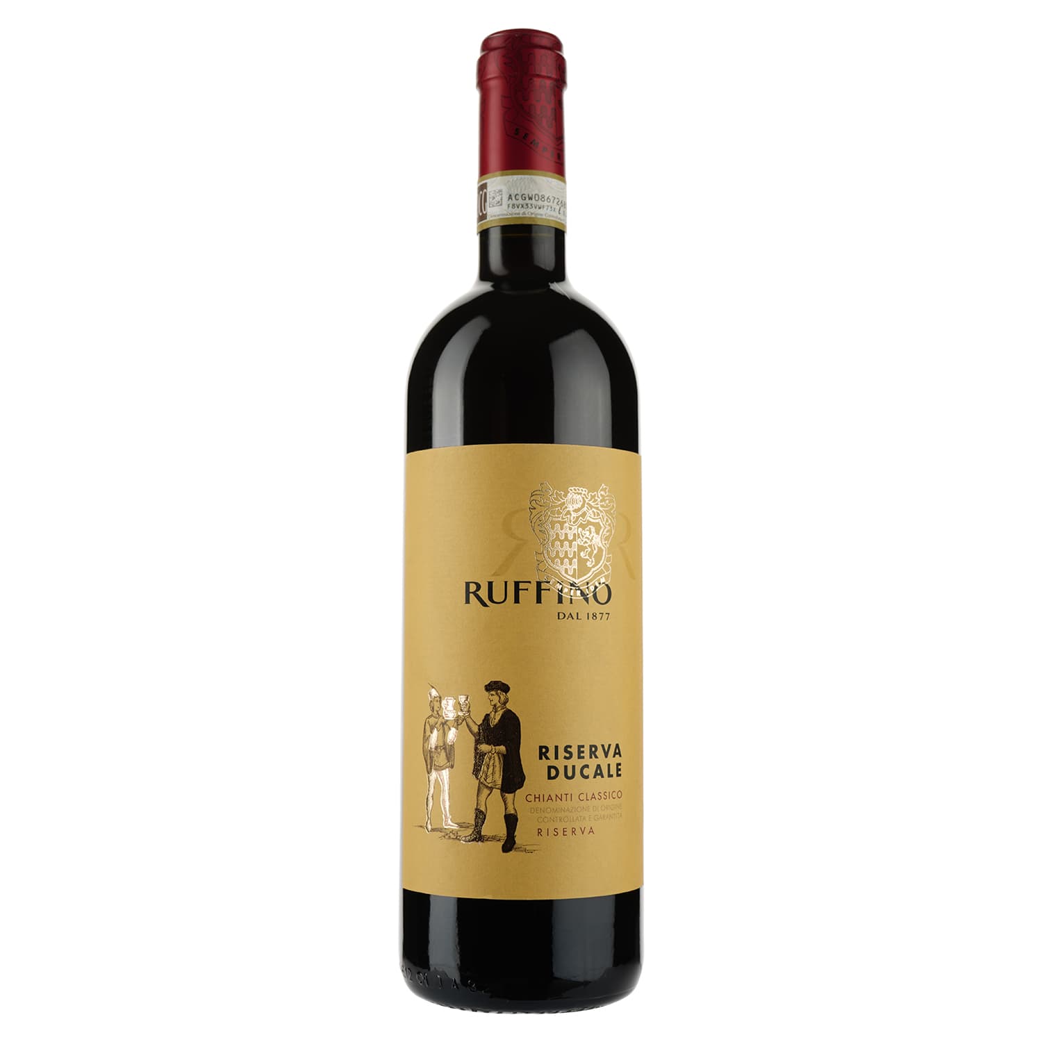 Вино Ruffino Riserva Ducale Chianti Classico Riserva, 13,5%, 0,75 л - зображення 1