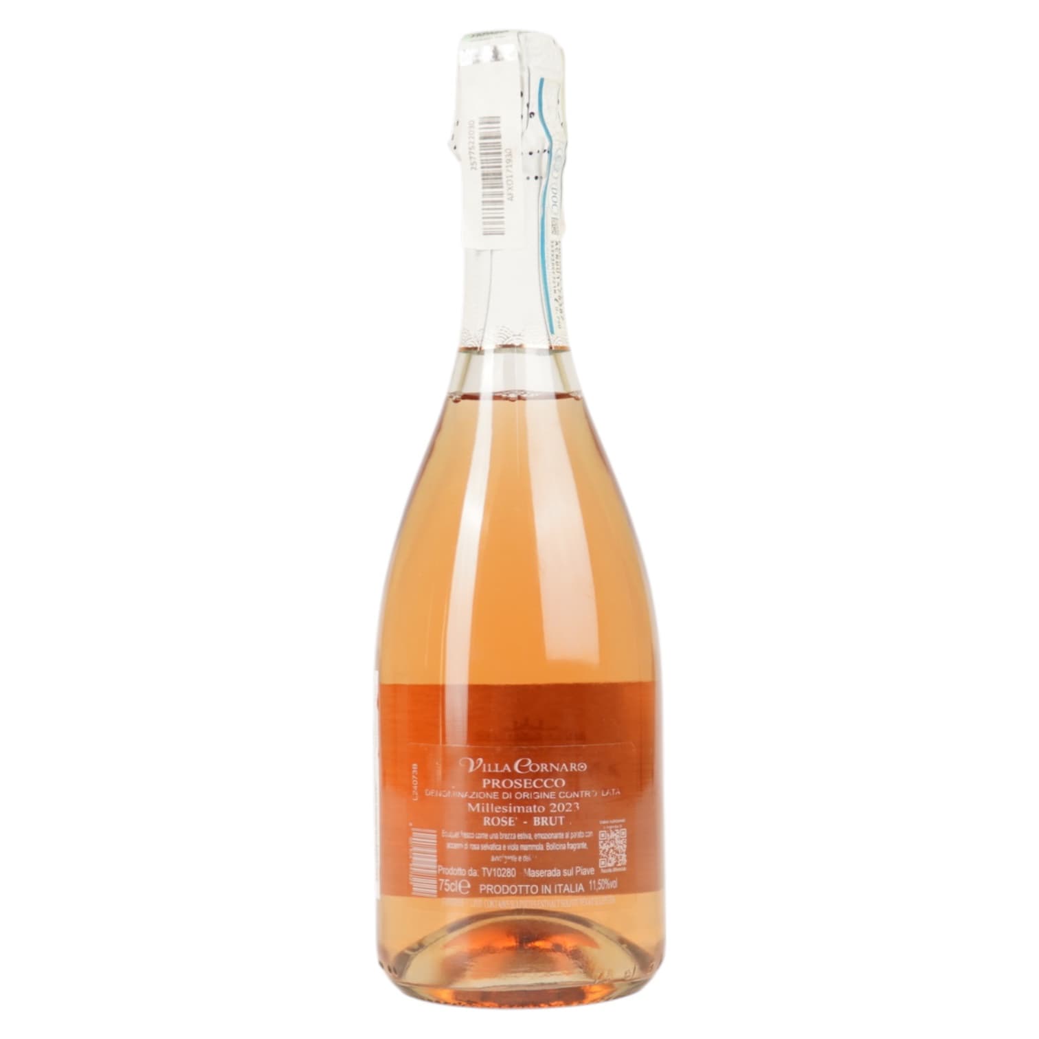 Вино ігристе Prosecco Villa Cornaro DOC Rose Brut рожеве брют 0.75 л - зображення 4