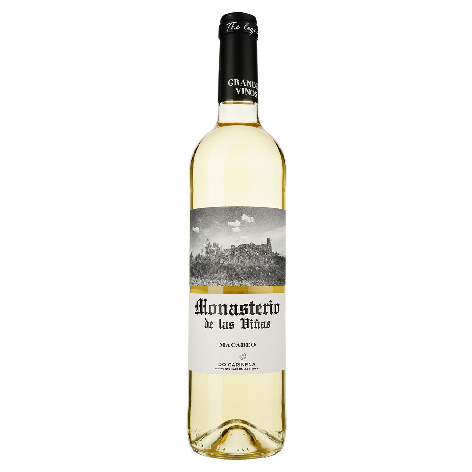 Вино Monasterio de las Vinas Blanco Macabeo біле сухе 0.75 л - зображення 1