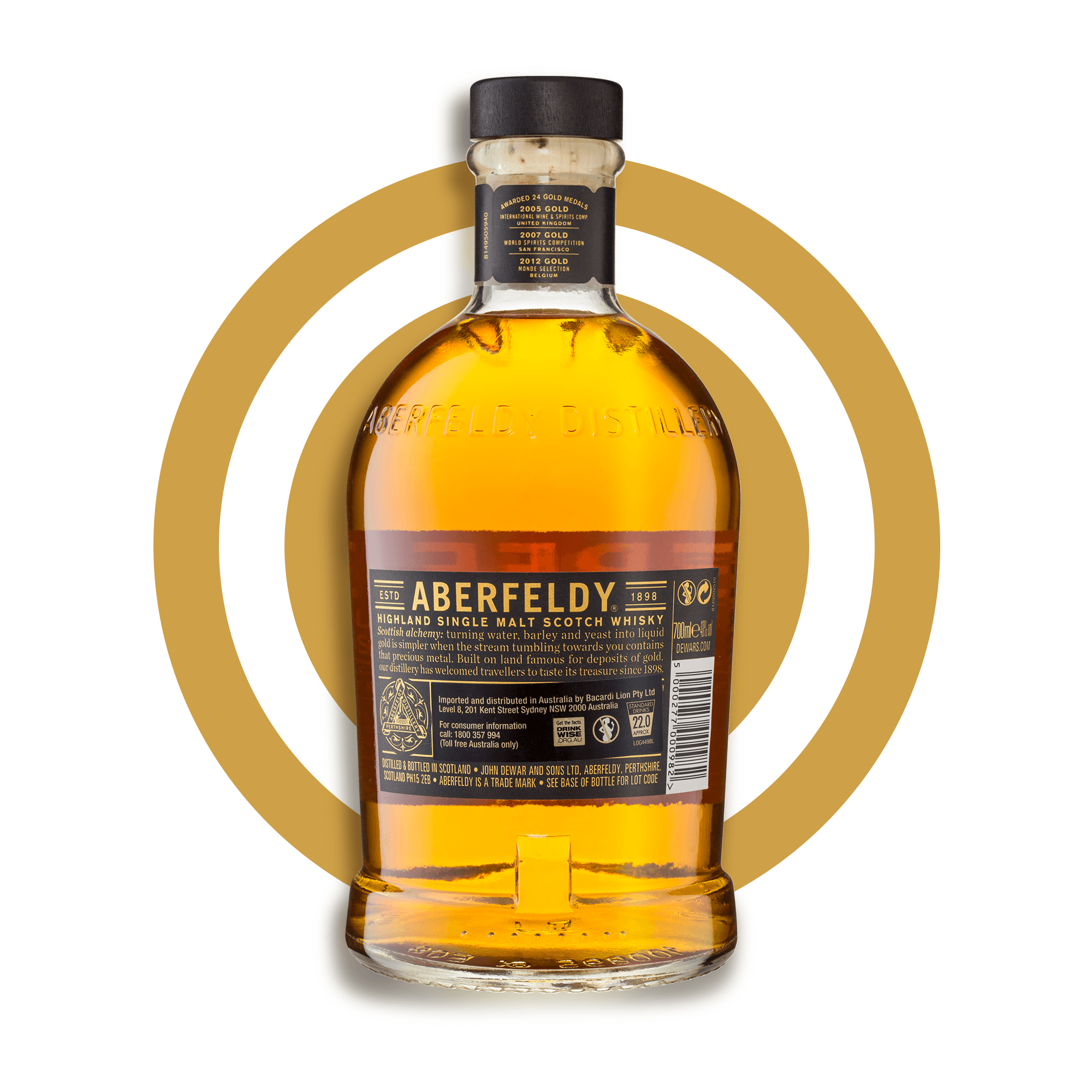 Віскі Aberfeldy 12 yo Single Malt Scotch Whisky 40% 0.7 л - зображення 5