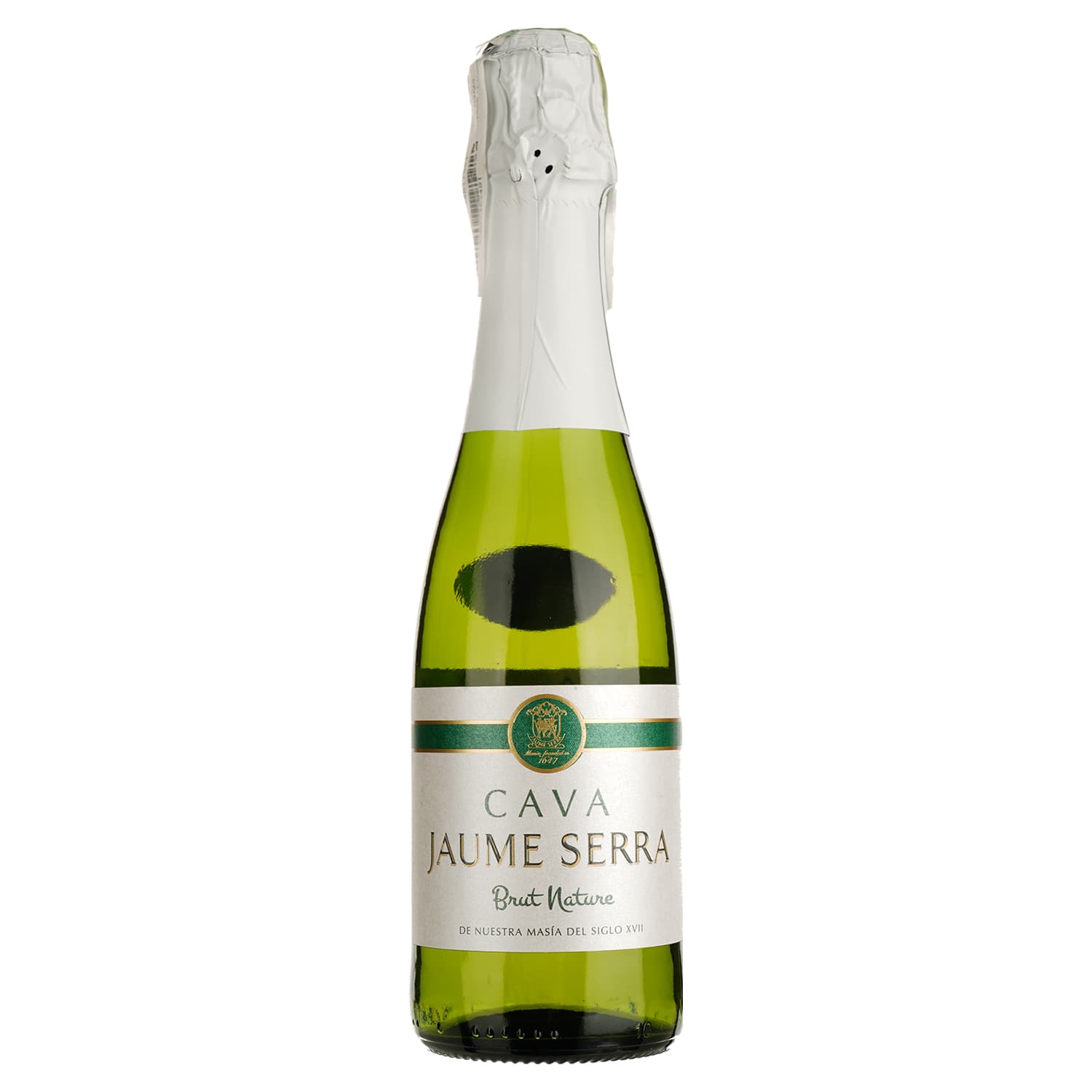 Вино ігристе Jaume Serra Cava Brut Nature, біле, брют, 11,5%, 0,375 л (16043) - зображення 1