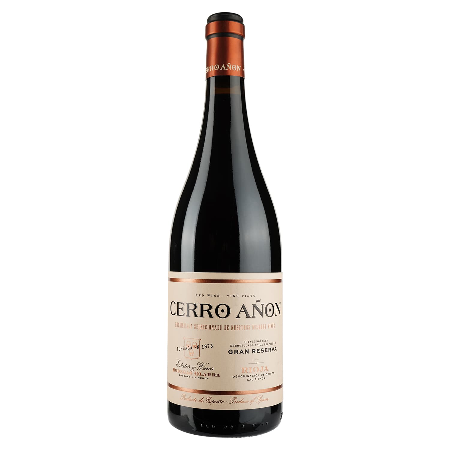 Вино Bodegas Olarra Cerro Anon Gran Reserva, червоне, сухе, 14%, 0,75 л (7065) - зображення 1