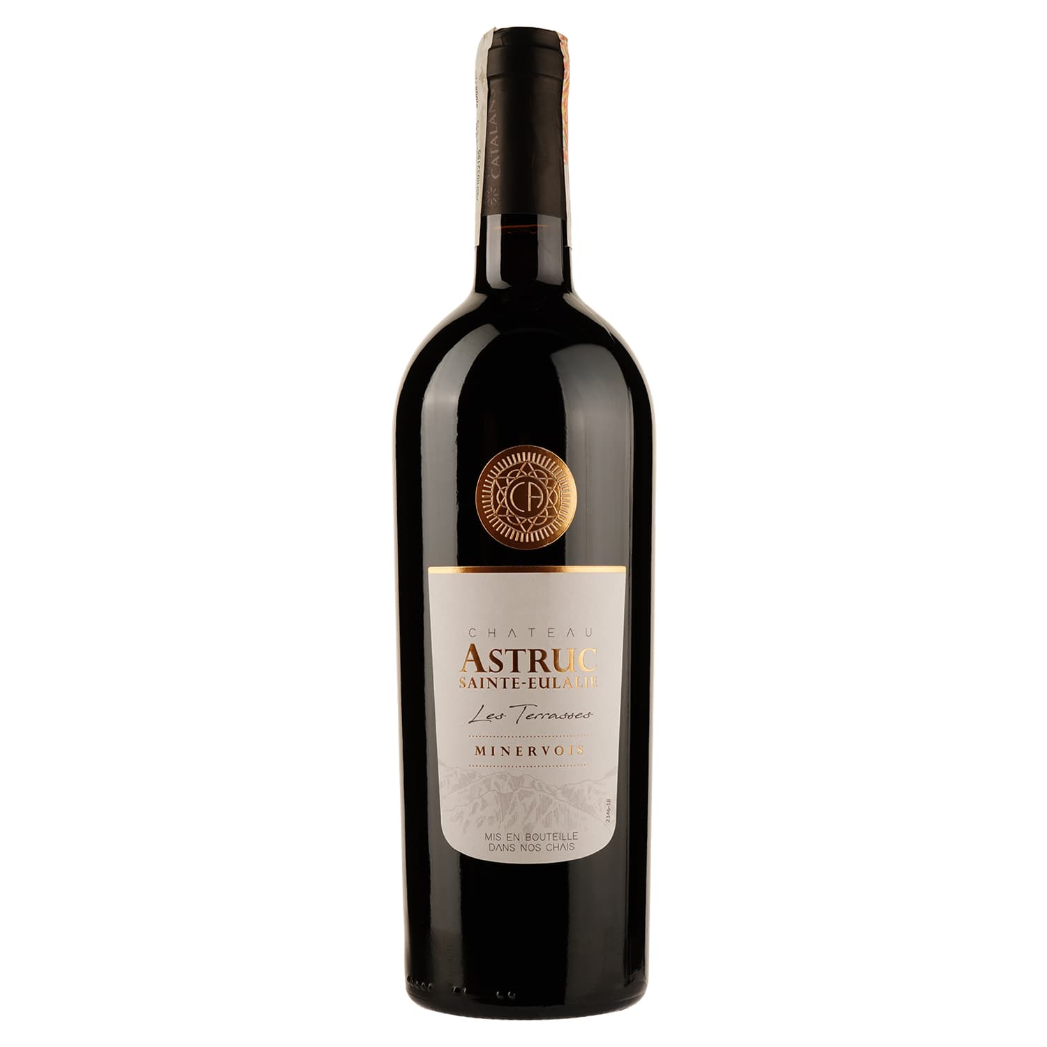 Вино Chateau Astruc Saint Eulalie Minervois AOP, червоне, сухе, 0,75 л - зображення 1