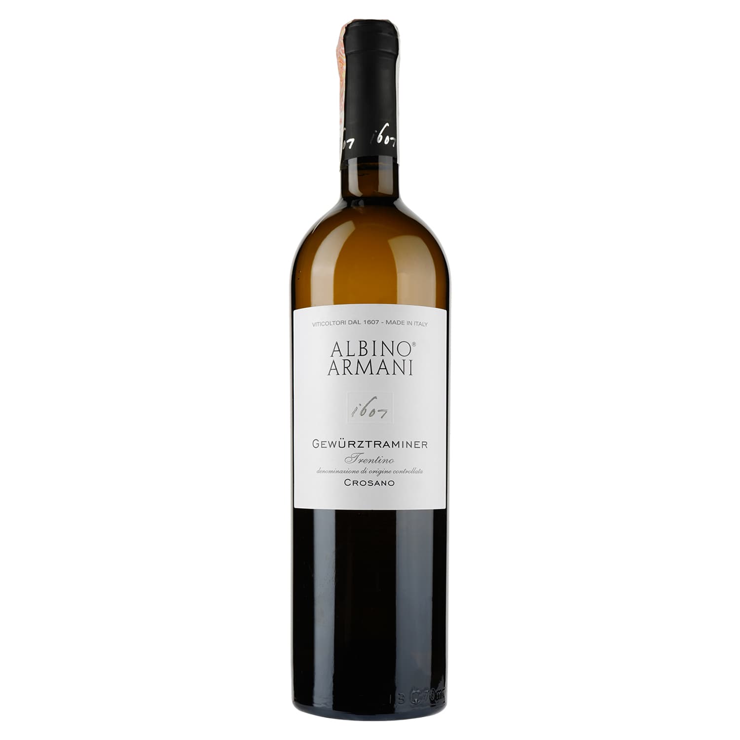 Вино Albino Armani Gewürztraminer Trentino Crosano DOC, біле, сухе, 13%, 0,75 л - зображення 1