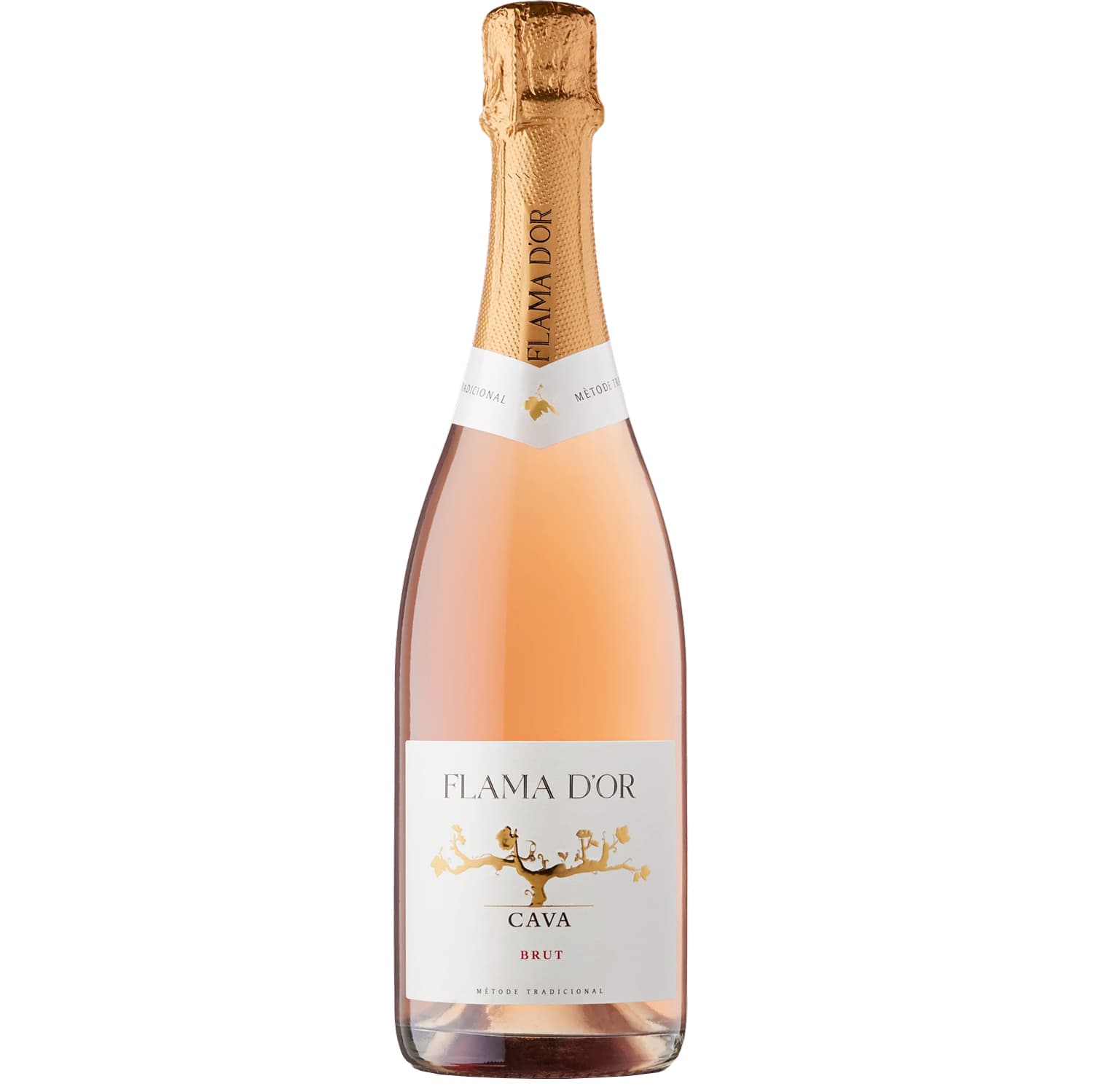 Вино ігристе Flama d'Or Cava Brut Rose рожеве 11.5% 0.75 л - зображення 1