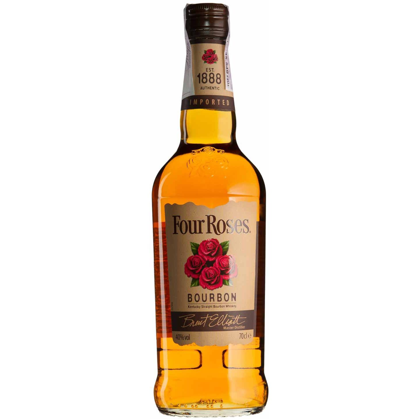 Віскі Four Roses Kentucky Straight Bourbon Whiskey 40% 0.7 л - зображення 1