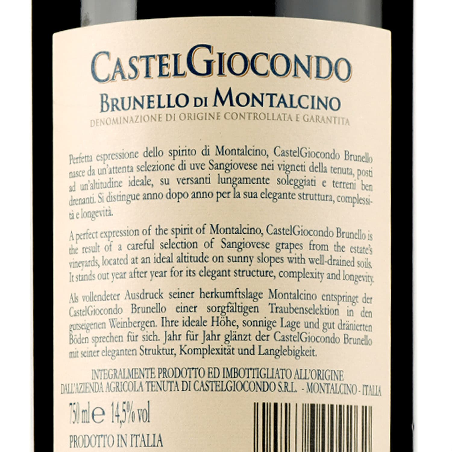 Вино Frescobaldi Castelgiocondo Brunello di Montalcino 2016, 14,5%, 0,75 л - зображення 3
