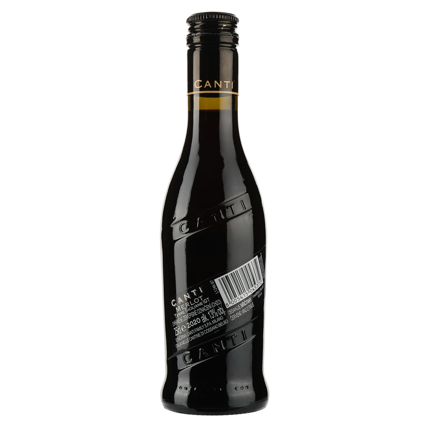 Вино Canti Merlot Terre Siciliane, червоне, сухе, 13%, 0,25 л (32790) - зображення 2