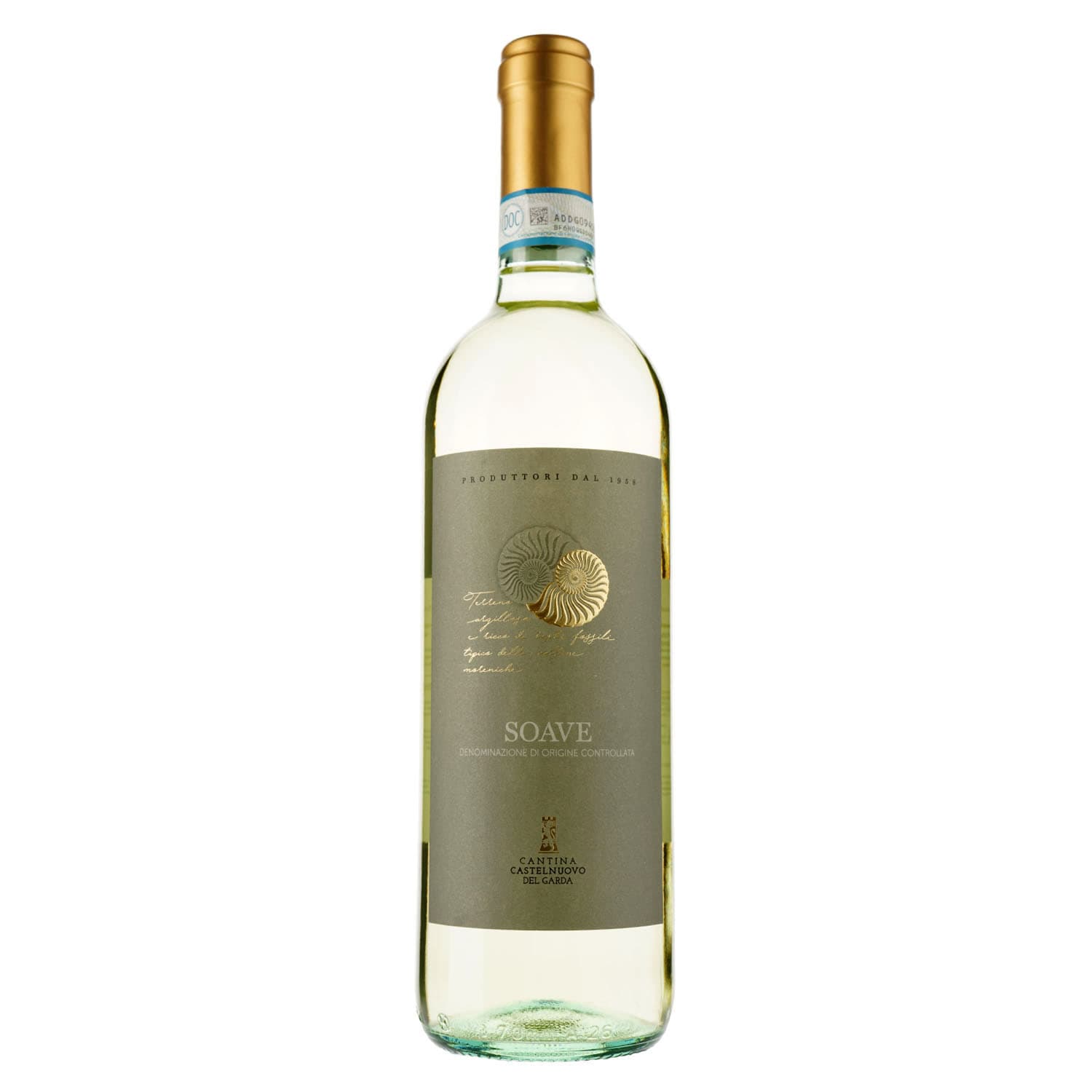 Вино Cantina Castelnuovo del Garda Soave, біле, сухе, 11,5%, 0,75 л (8000009446414) - зображення 1