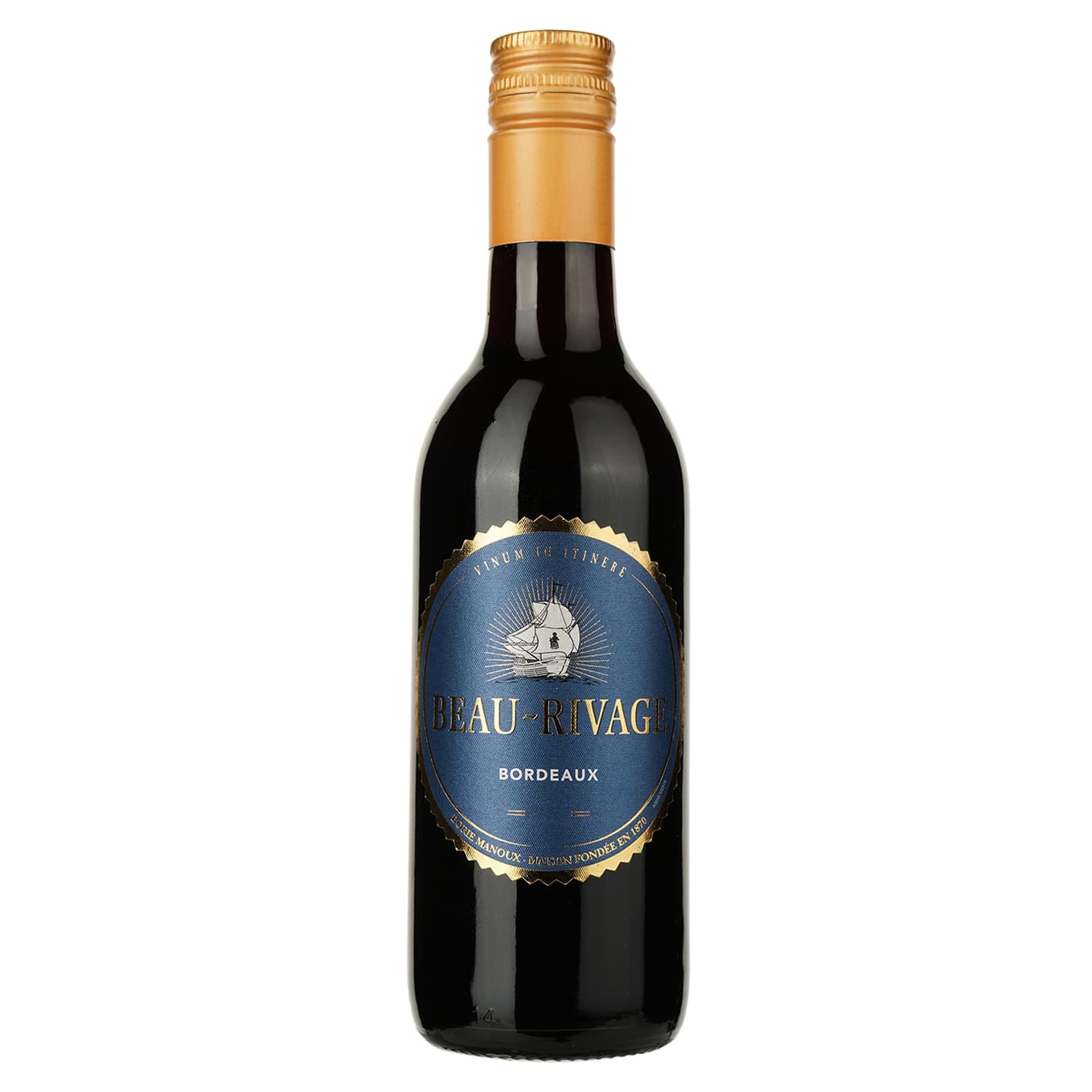 Вино Borie-Manoux Beau-Rivage Bordeaux, червоне, сухе, 13%, 0,25 л (30343) - зображення 1