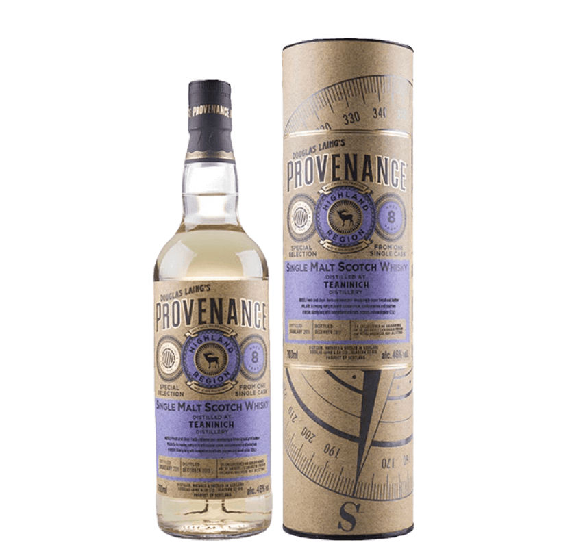 Віскі Douglas Laing Provenance Inchgower 8 yo Single Malt Scotch Whisky, в тубусе, 46%, 0,7 л