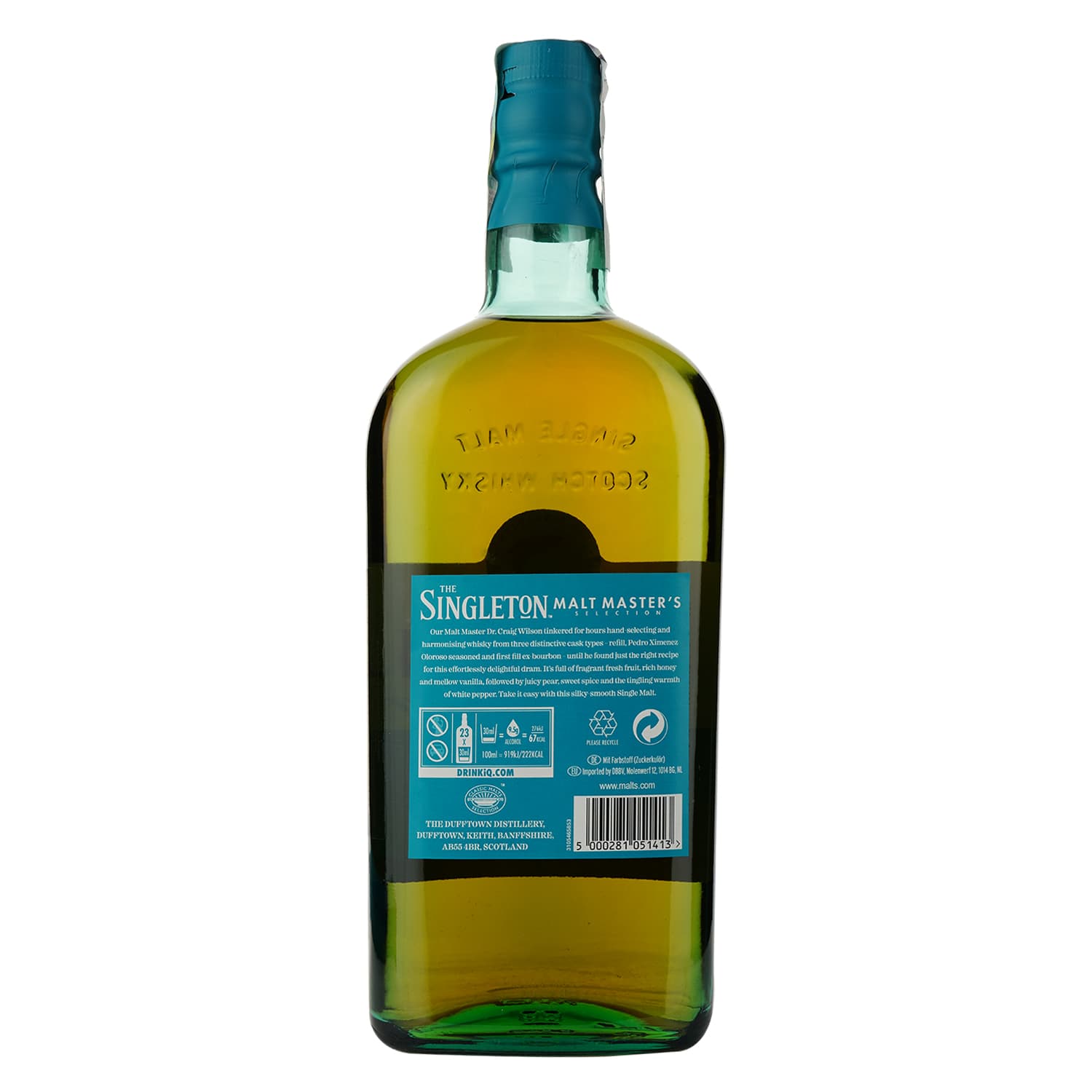 Віскі Singleton of Dufftown Malt Master 40% 0.7 л - зображення 3