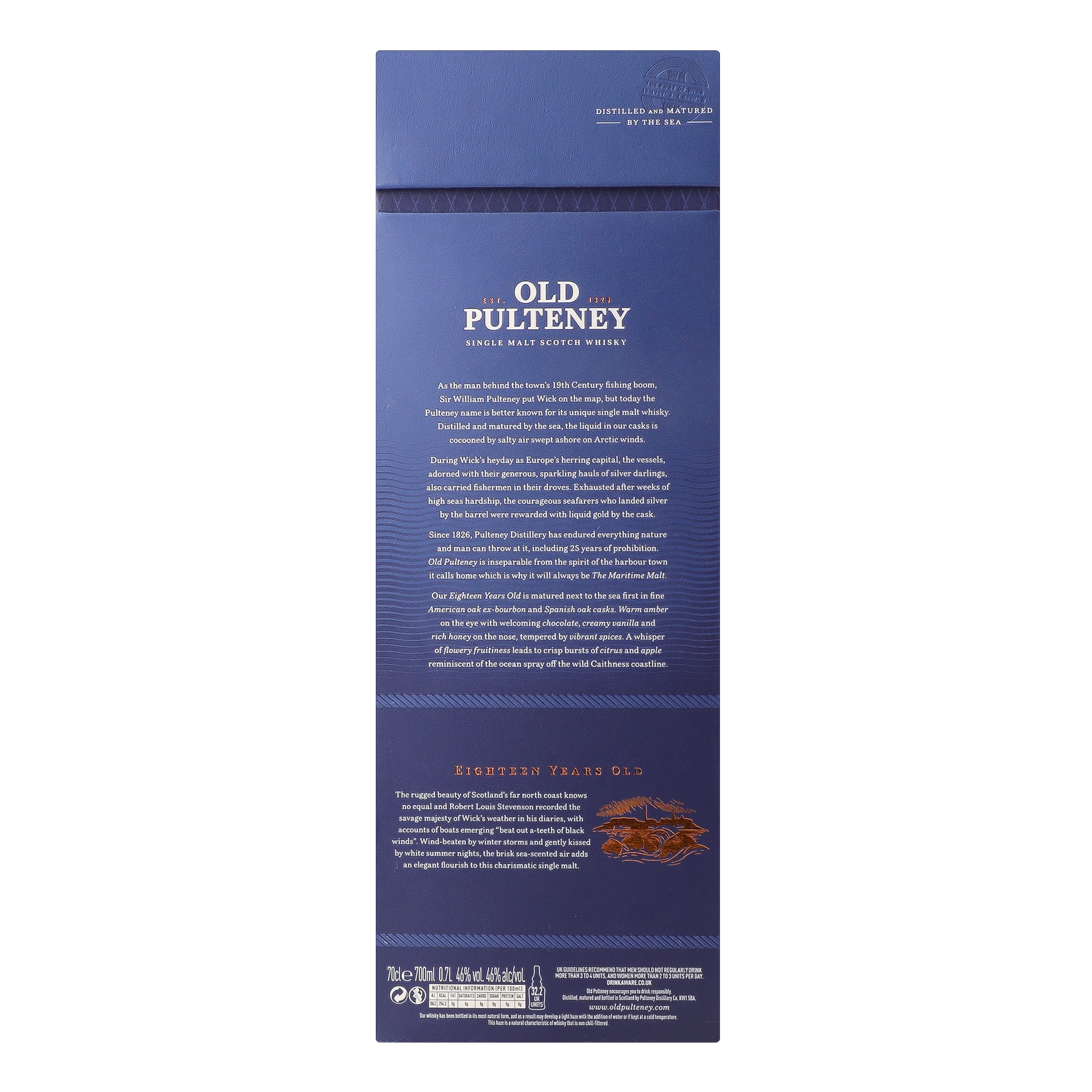 Віскі Old Pulteney 18 yo 46% 0.7 л у подарунковій коробці - зображення 5