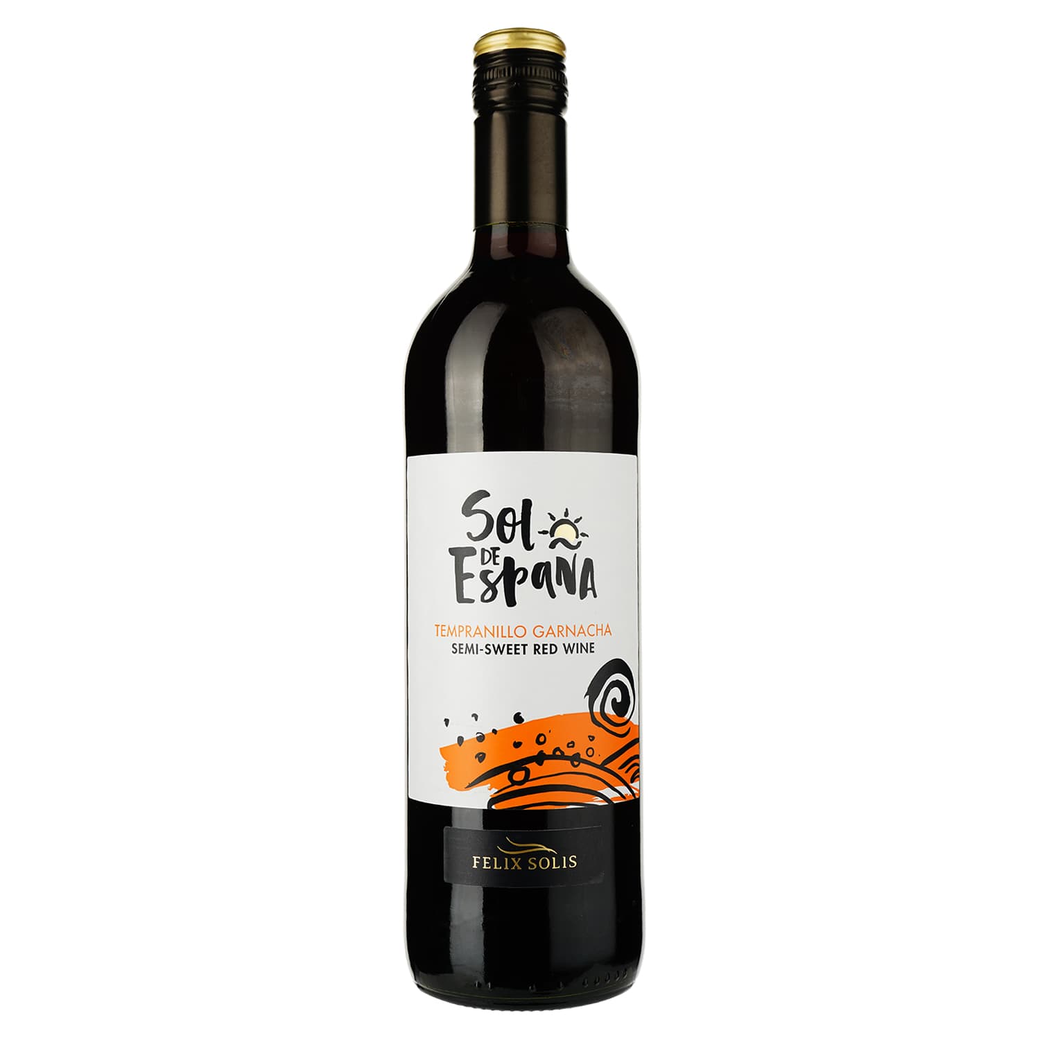 Вино Sol de Espana Tempranillo Garnacha, червоне, напівсолодке, 11,5%, 0,75 л (842957) - зображення 1